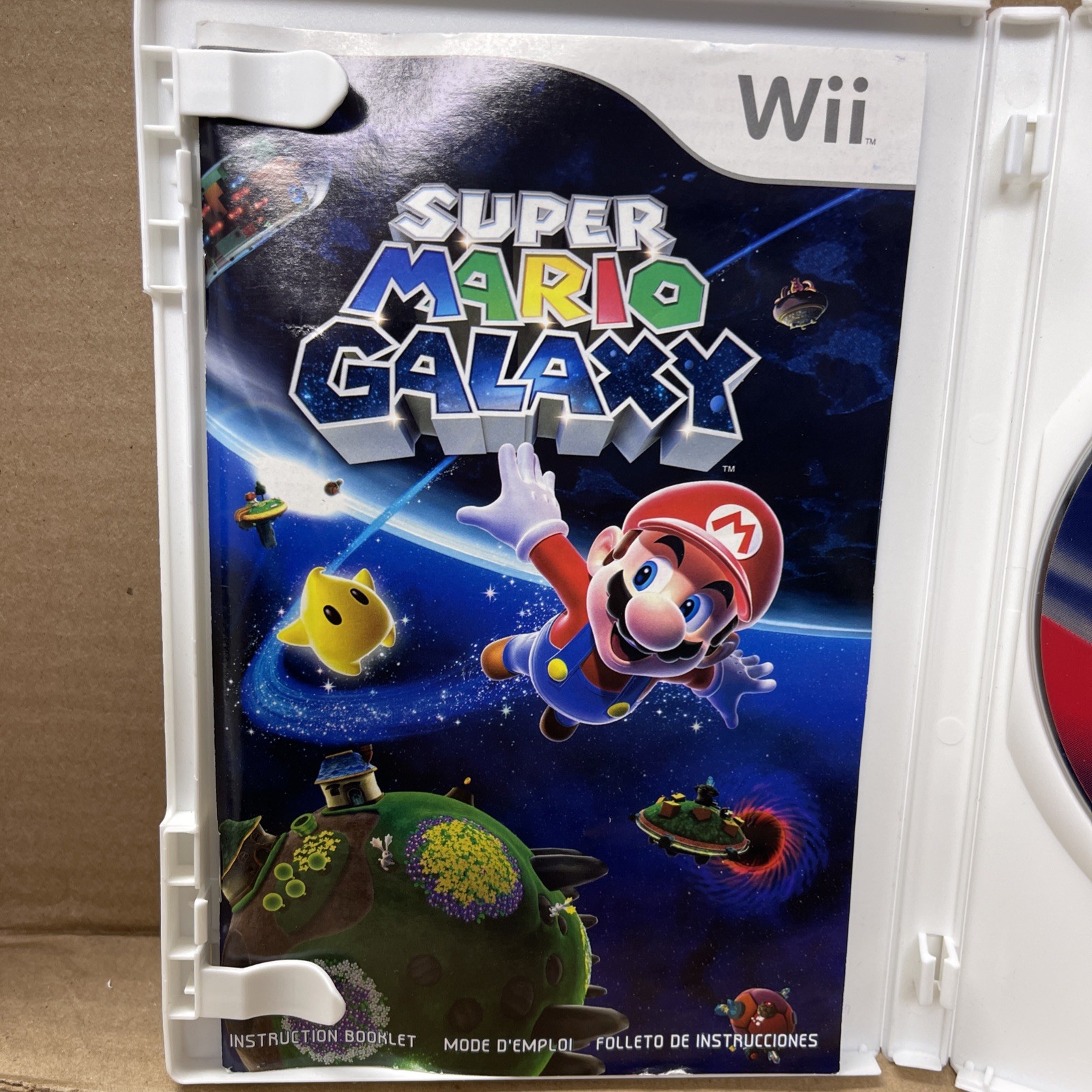 Super Mario Galaxy (Nintendo Wii, 2007) CIB
