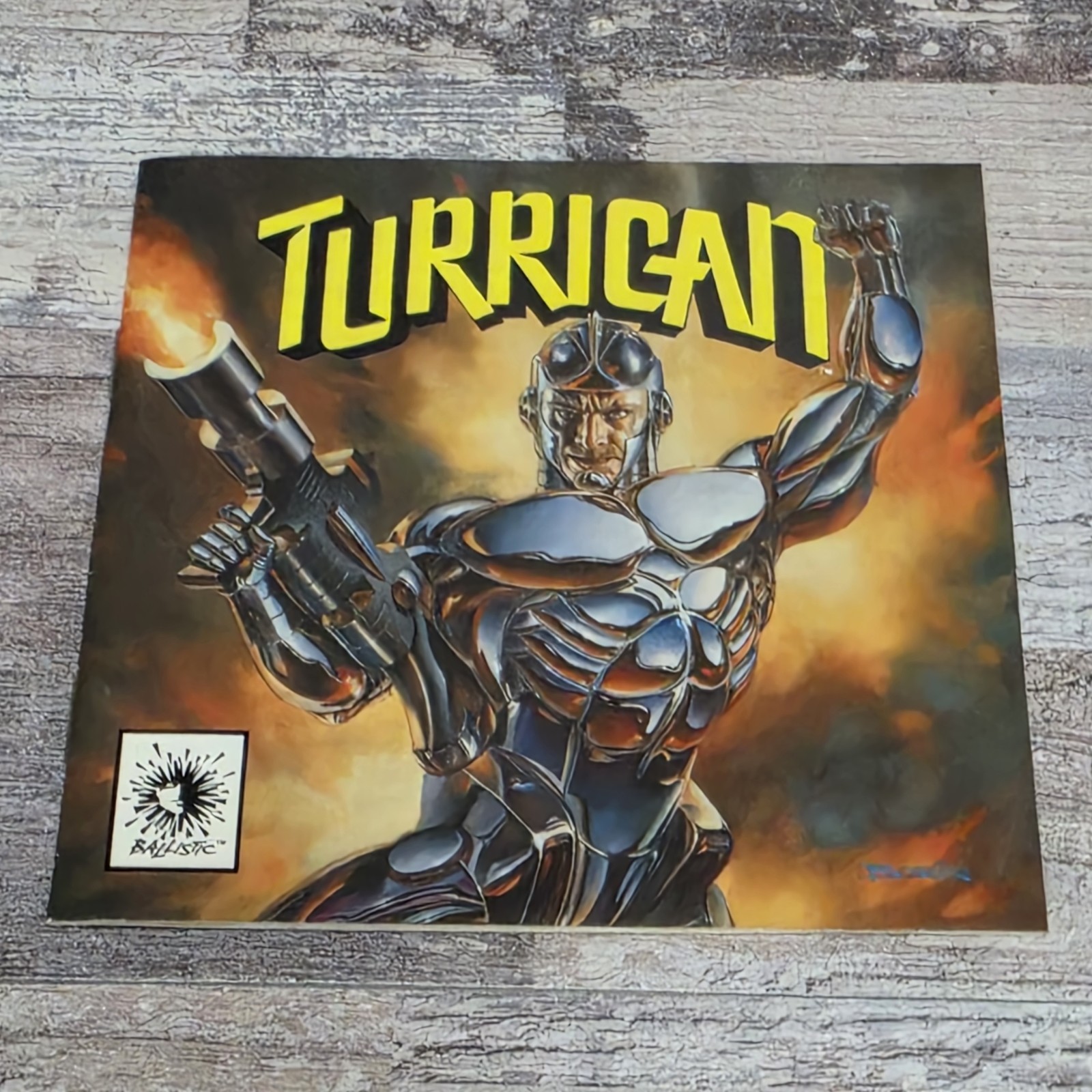 Accolade Turrican TurboGrafx-16 TG16 HuCard Authentic with Manual Complete