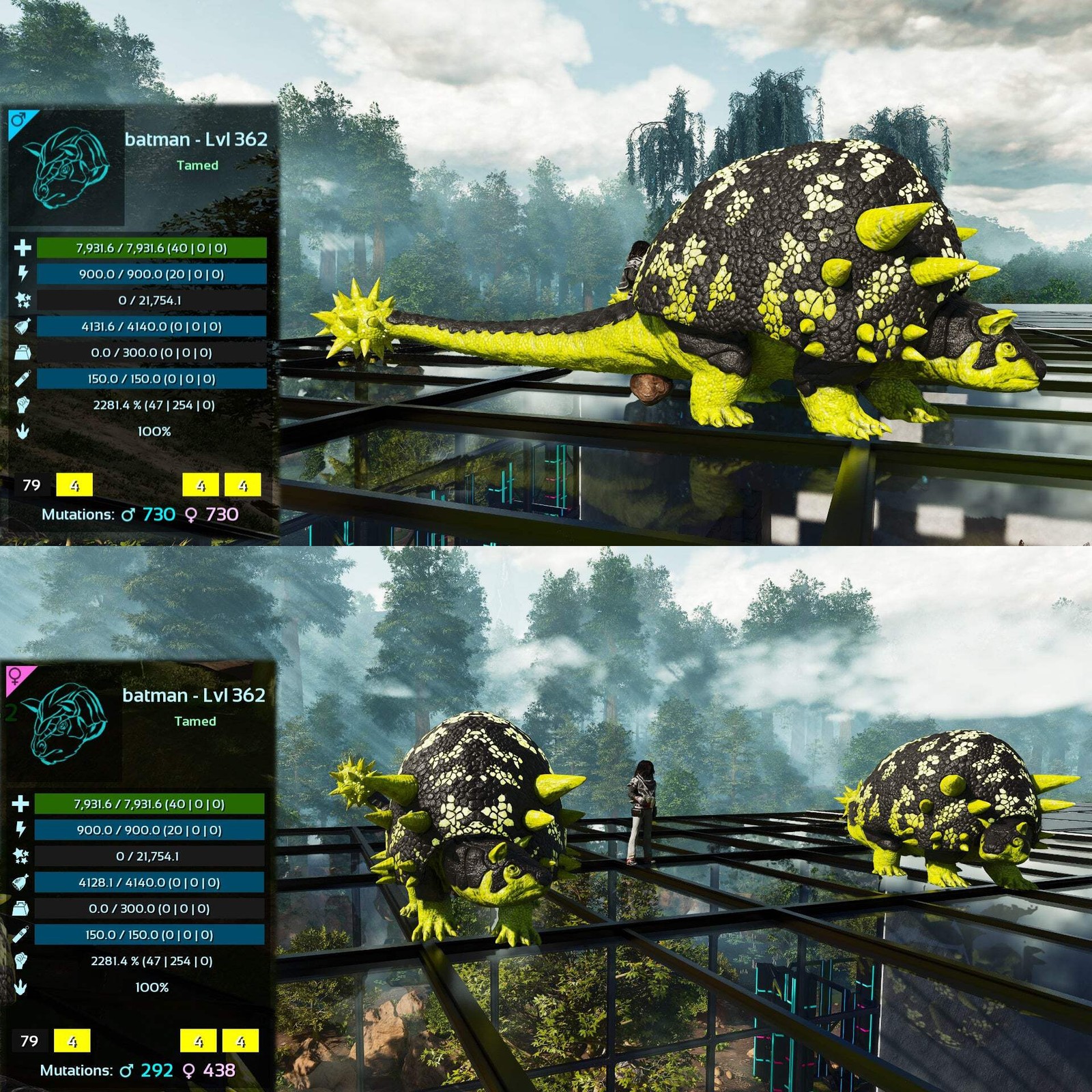 ASA PVE 🦖ARK Survival Ascended Aberrant Doedicurus Doedi 2281.4%Melee Top
