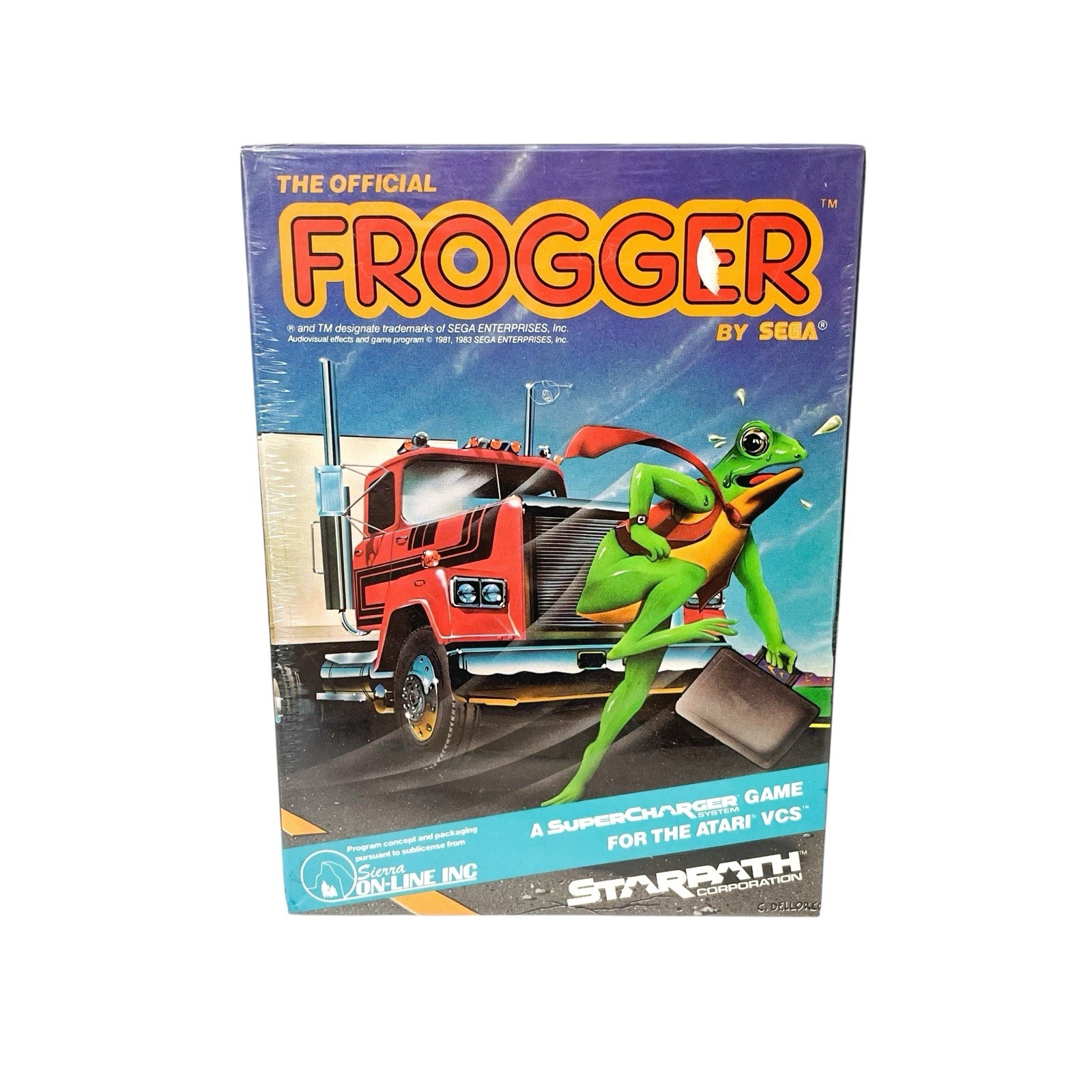 STARPATH 1983 Frogger By SEGA Atari VCS A Supercharger Game SEALED!