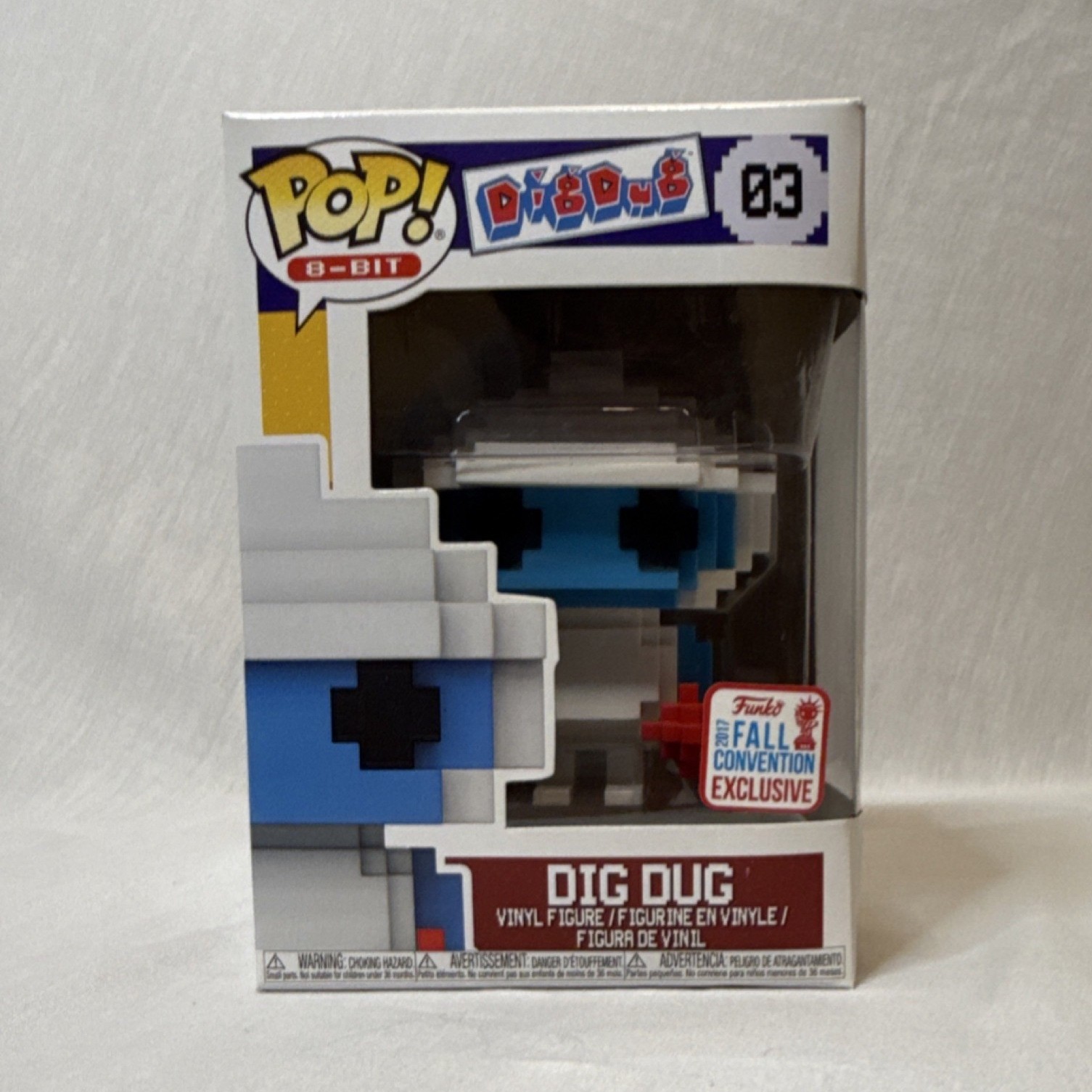 Funko Pop! 8-Bit Dig Dug #03 2017 Fall Convention Exclusive Vinyl Figure
