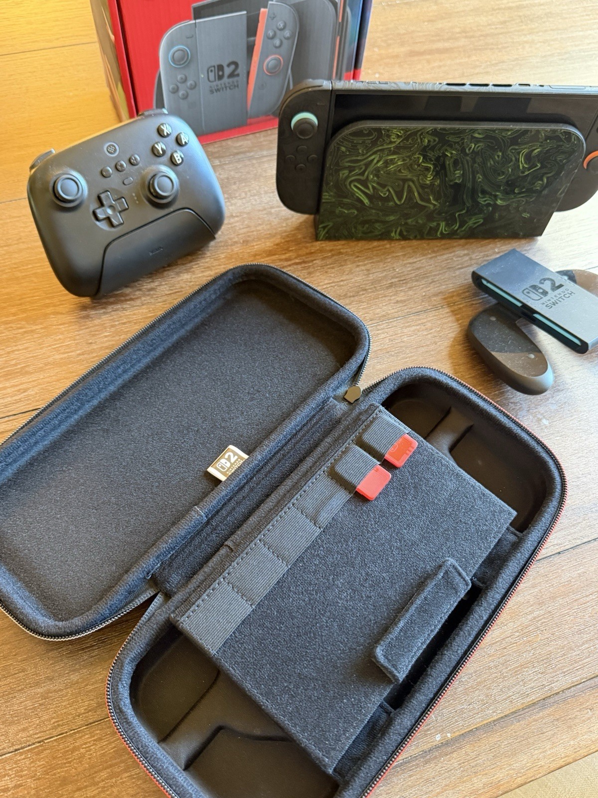 Nintendo Switch 2 Bundle w/ Controller/Carrying Case/d Brand Skin