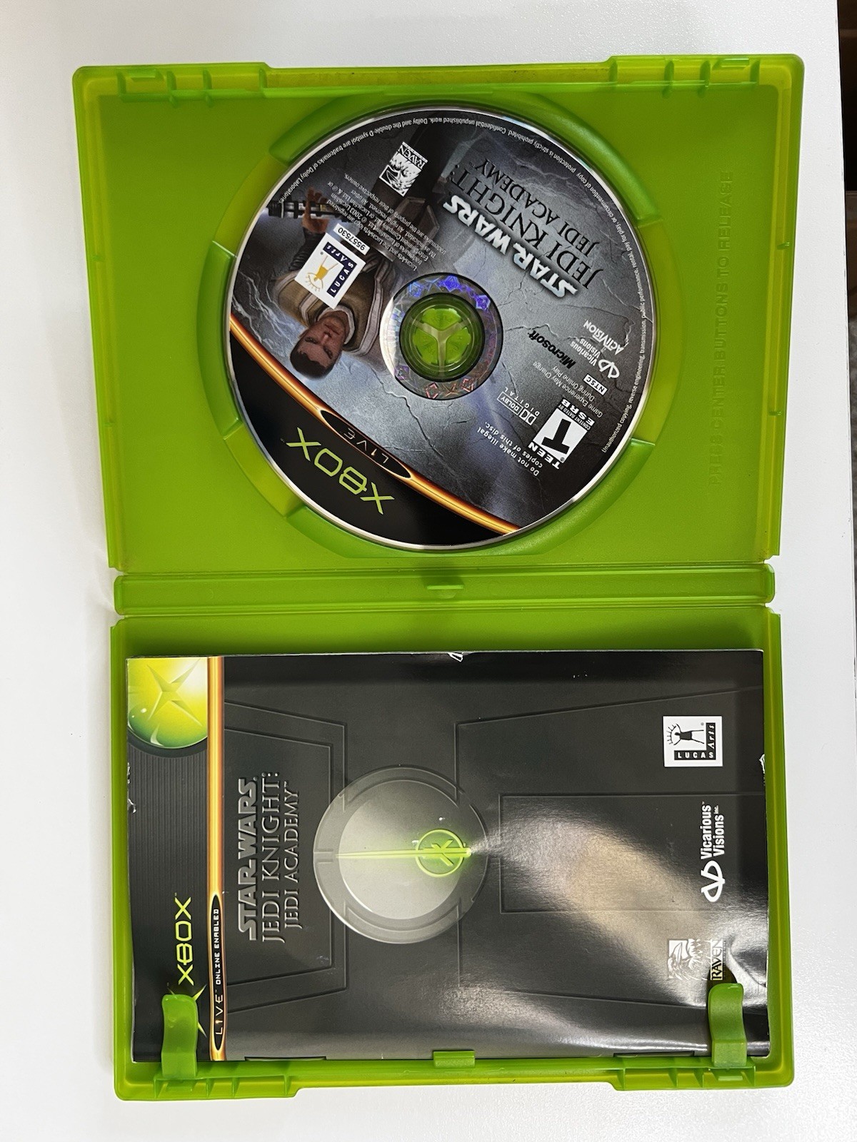 Star Wars: Jedi Knight — Jedi Academy (Microsoft Xbox, 2003) CIB