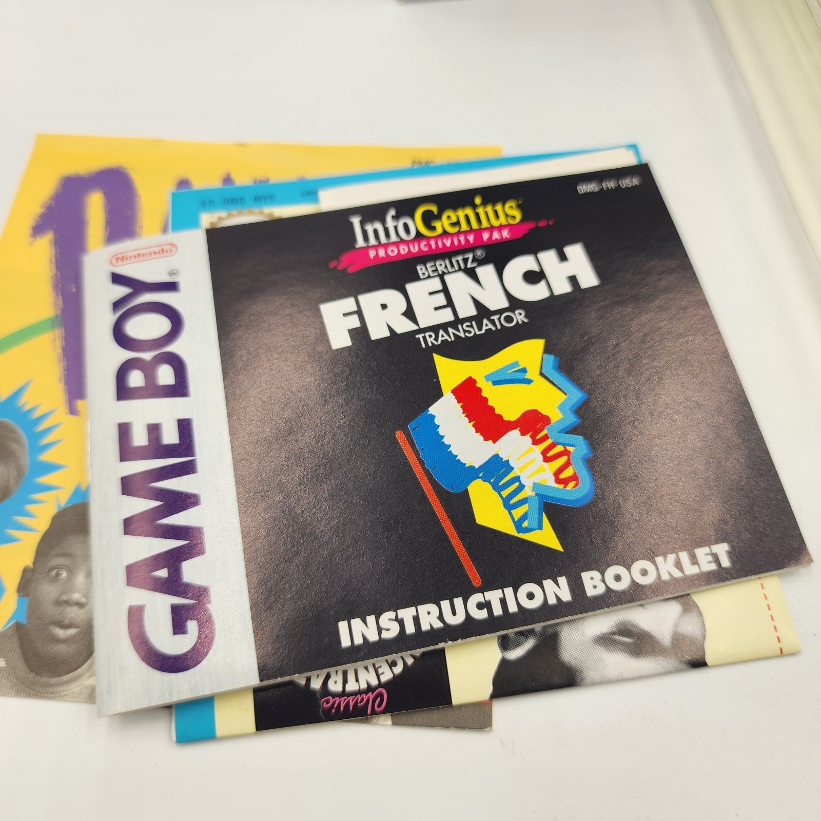 InfoGenius Productivity Pak: Berlitz French Translator – GameBoy *pre-owned