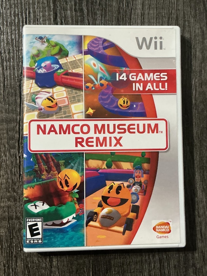Namco Museum Remix (Nintendo Wii, 2007) Complete in Box Tested & Working!