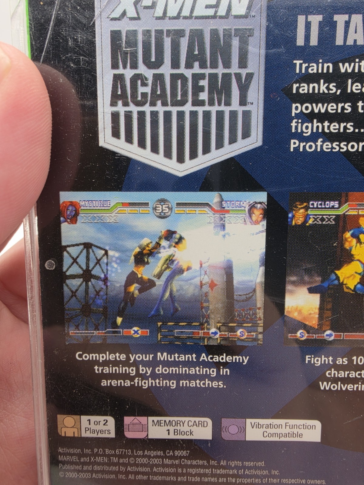 X-Men: Mutant Academy Greatest Hits (Sony PlayStation 1, 2003) Cib Complete