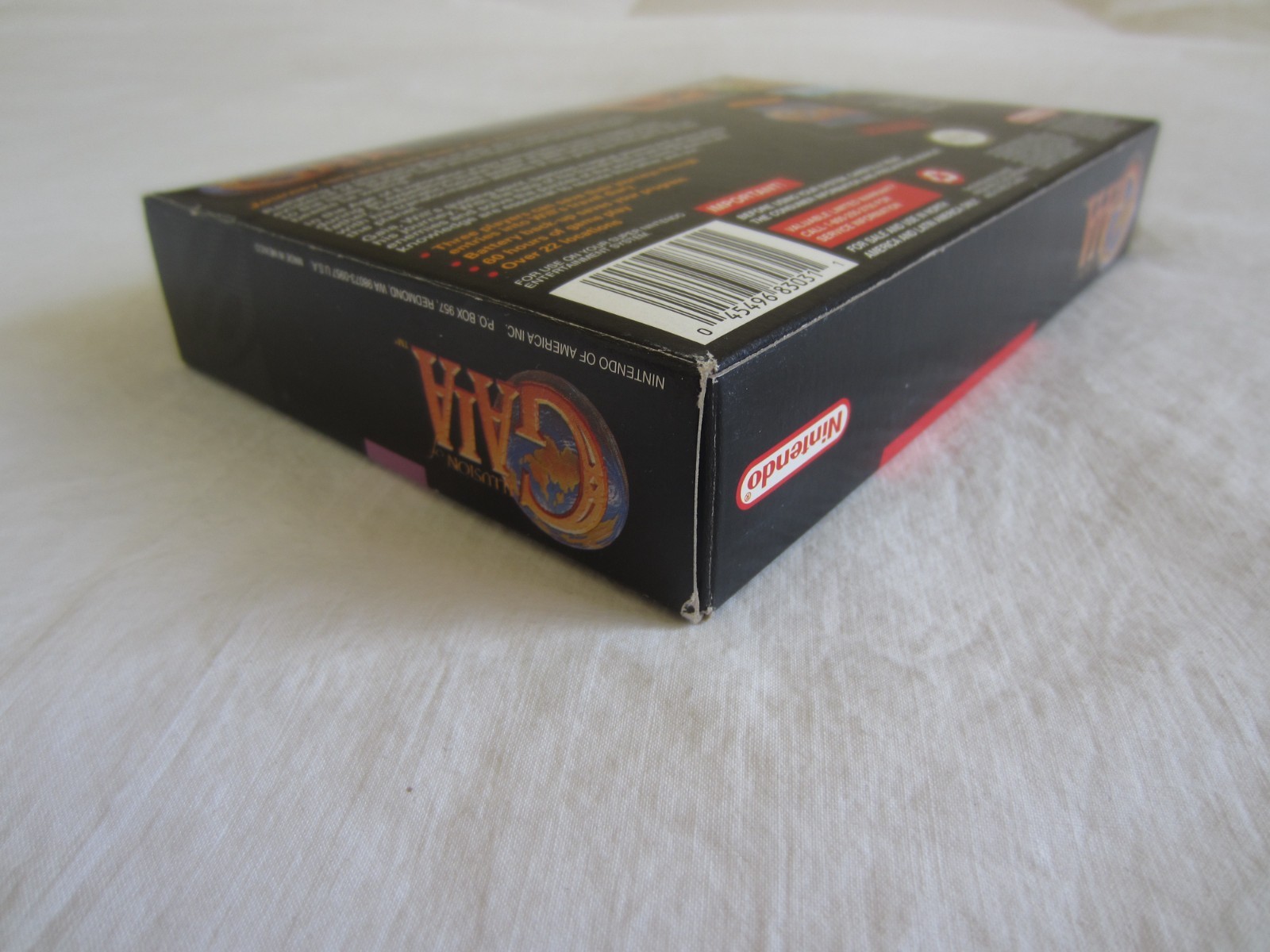 Illusion of Gaia (SNES) Super Nintendo CIB Complete + Map 1994 Mexico RARE