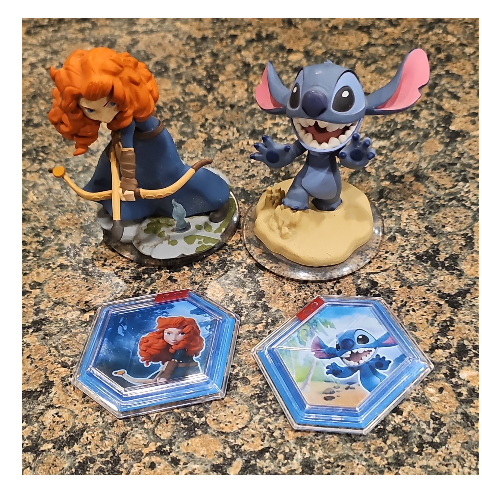 Disney Infinity 2.0 Character Figure Pack Merida & Stitch for Video Game