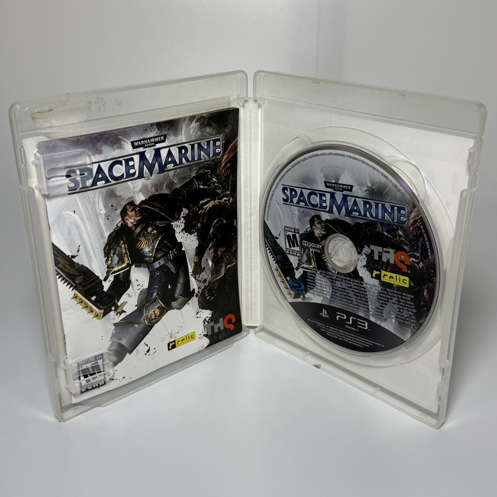 Warhammer 40000: Space Marine (Playstation 3, ps3, 2011) CIB Complete w/ Manual!