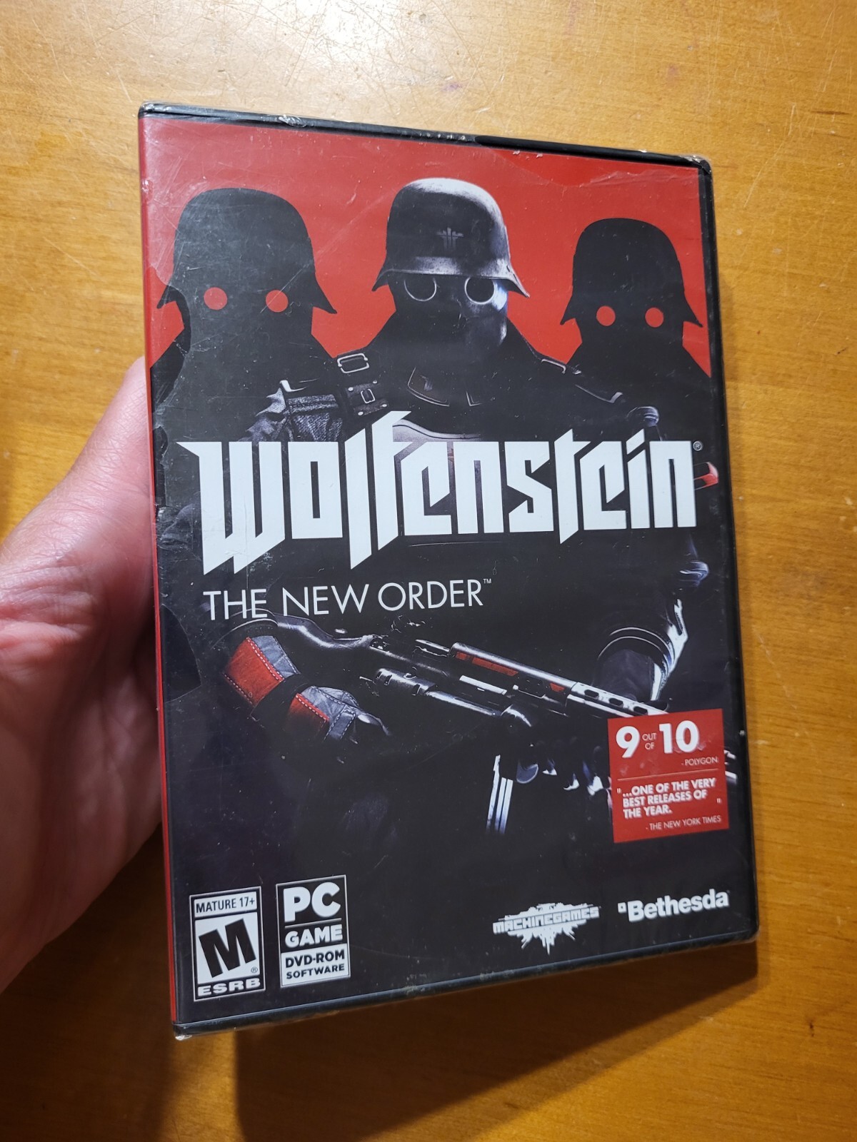 Wolfenstein The New Order PC DVD-Rom Software BRAND NEW FACTORY SEALED READ