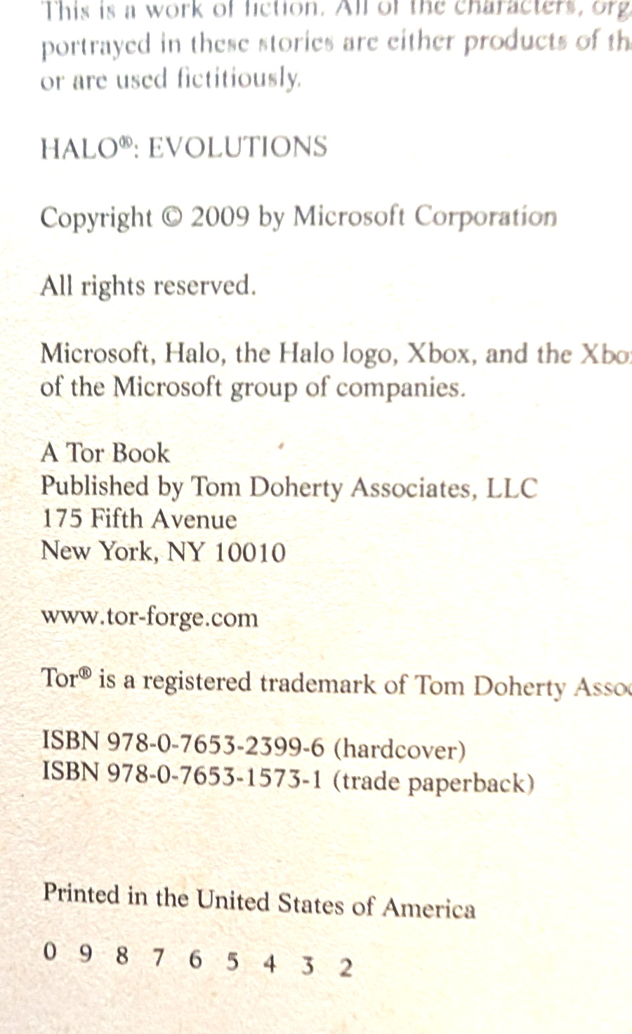 HALO Series X-Box mostly 1st Edition Lot PB Books