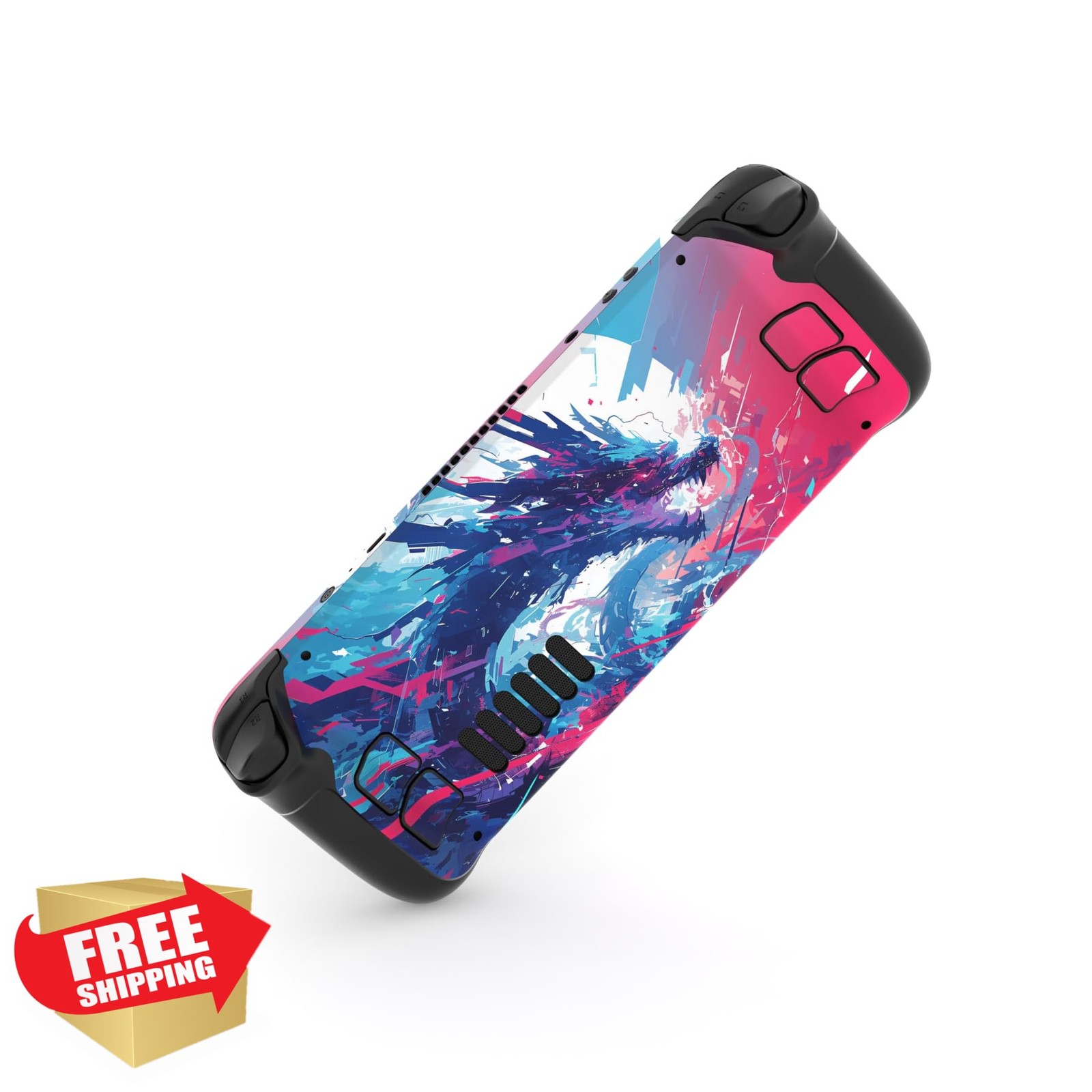playvital Steam Deck Skin Neon Dragoon