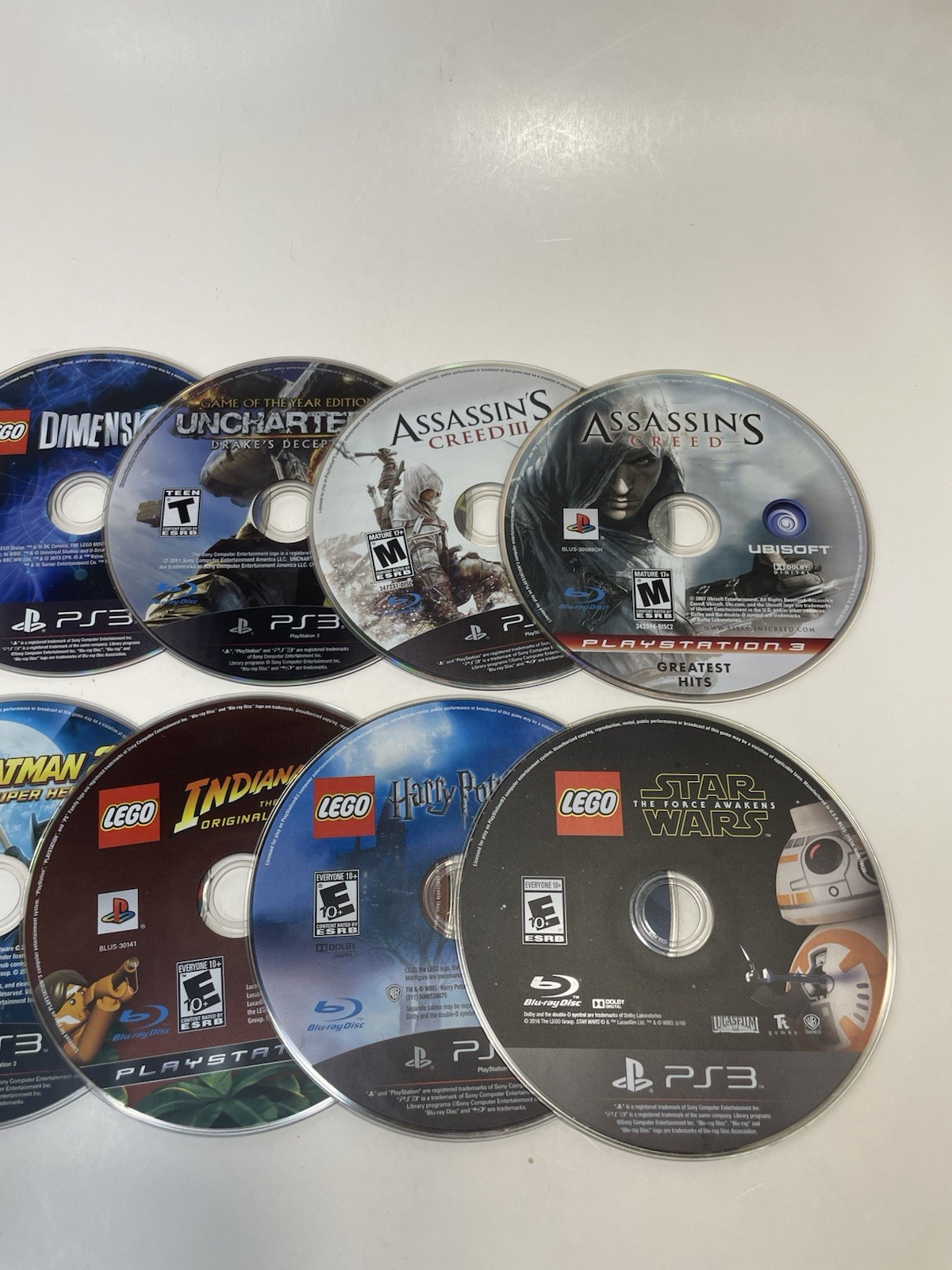 Sony PlayStation 3 Loose Game Lot Of 25 Untested Condition Varies