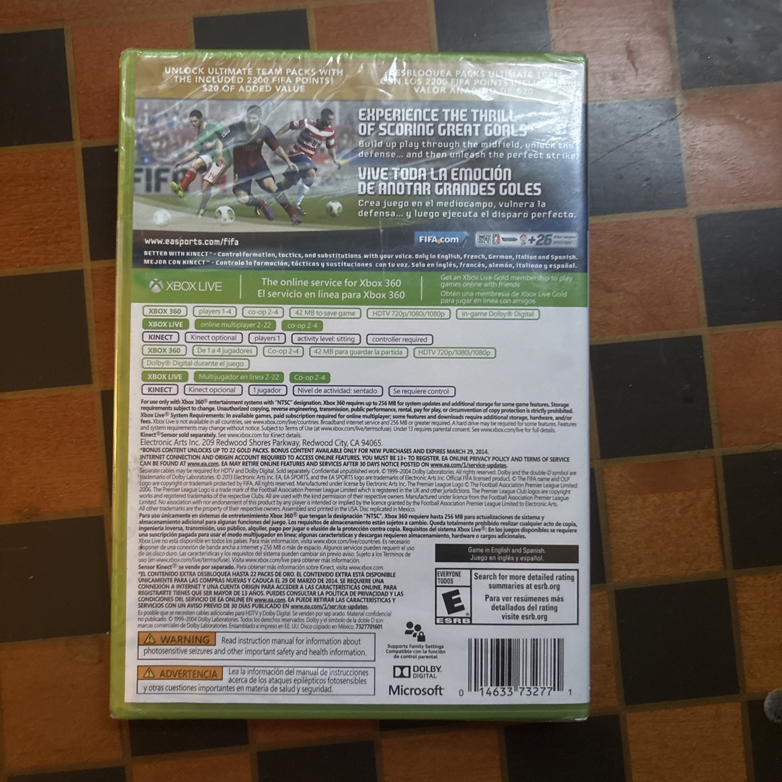 America Soccer/Football, FIFA 14 (Xbox 360, 2013) Walmart Exclusive SEALED