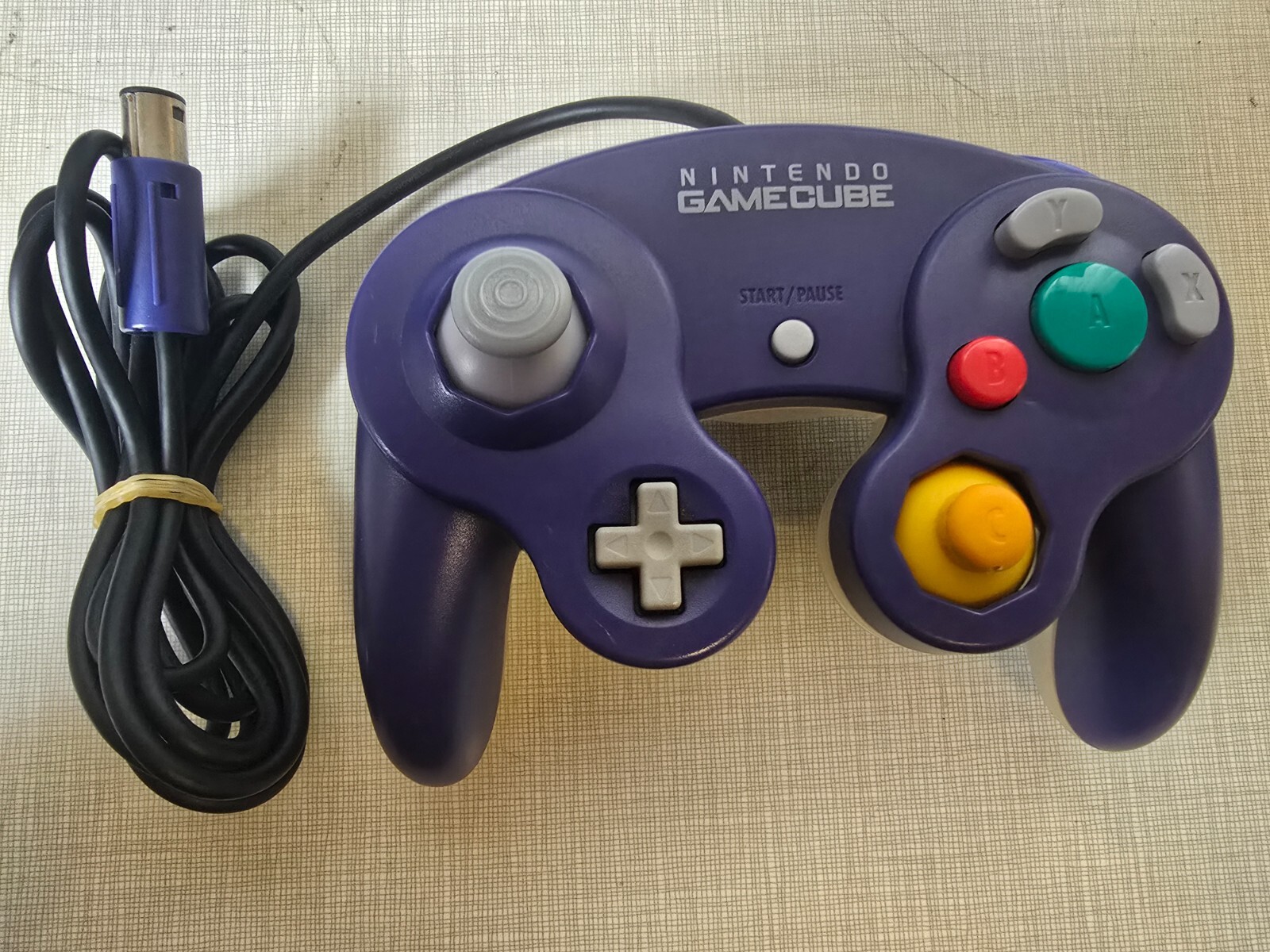 Nintendo Gamecube Controller Indigo Purple Clear Back OEM DOL-003 US SELLER