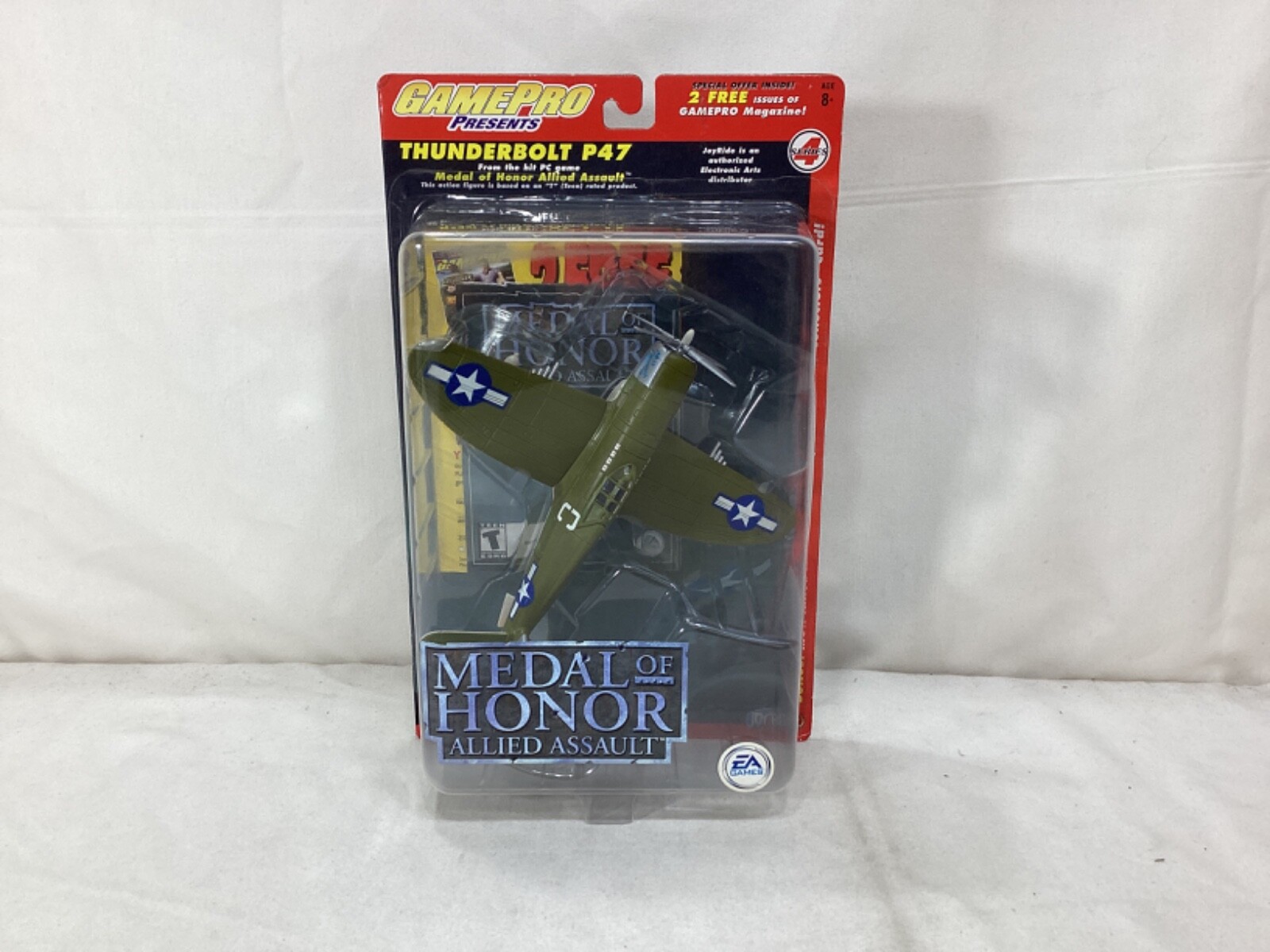 GamePro Medal of Honor Allied Assault EA Games P47 Thunderbolt Plane Sealed MOC