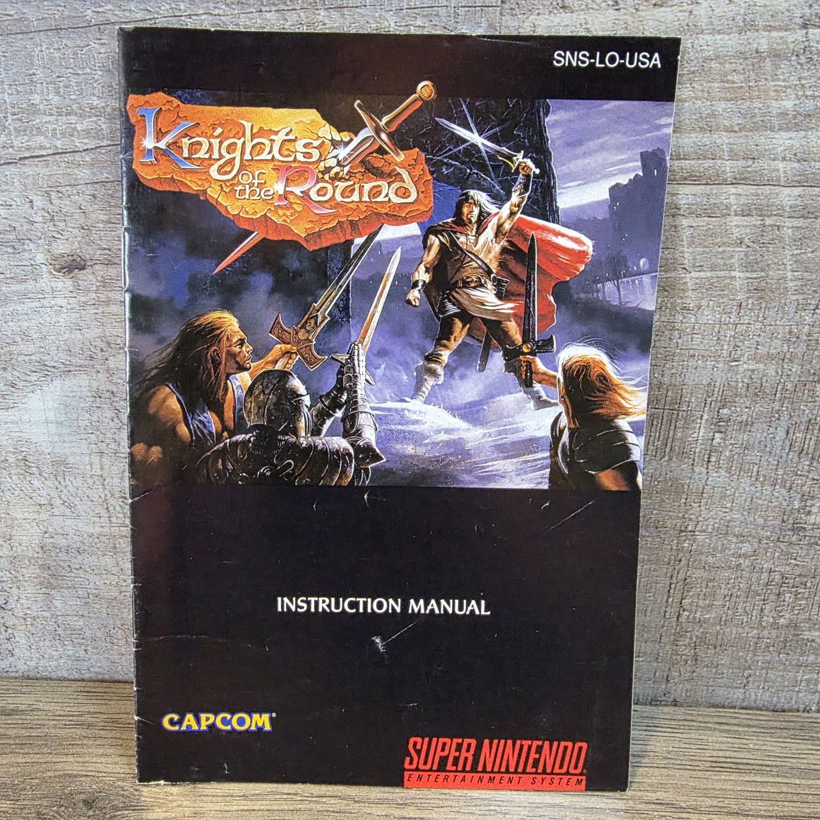 SNES Knights of the Round Manual (Super Nintendo Entertainment System, 1994)