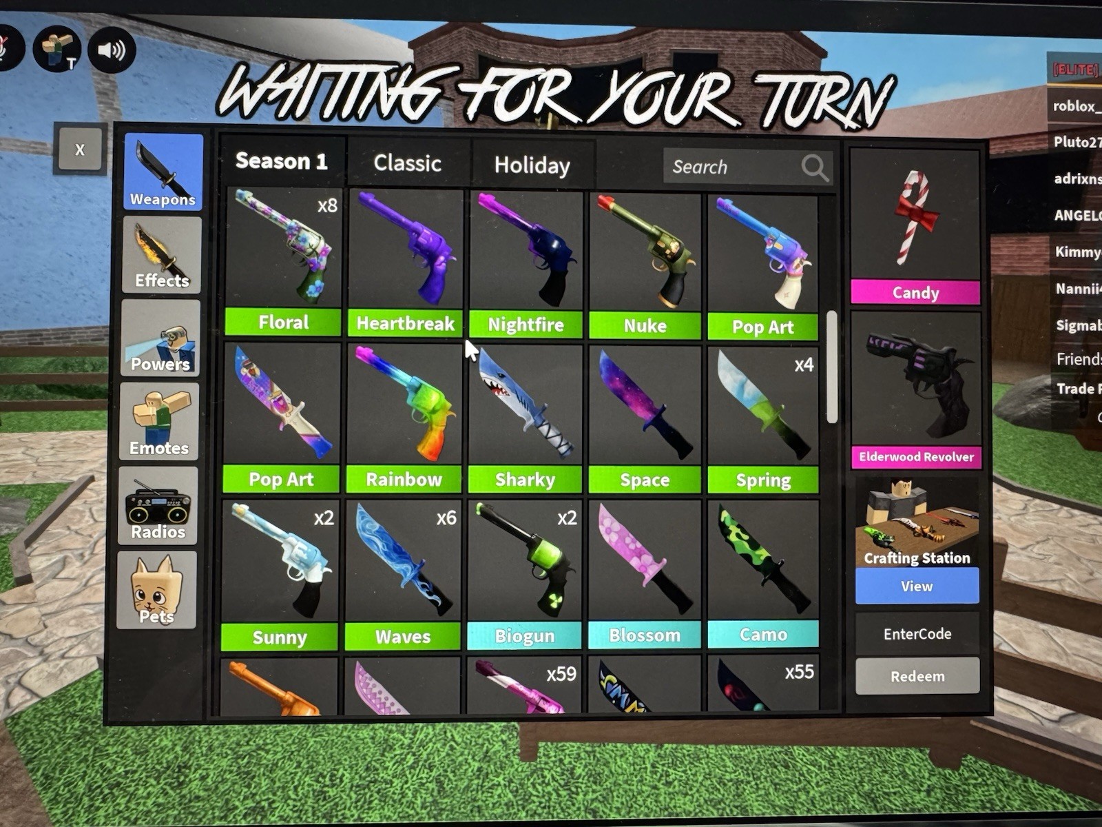 Roblox MM2 Murder Mystery 2 Items, COLLECTIBLES and GODLIES