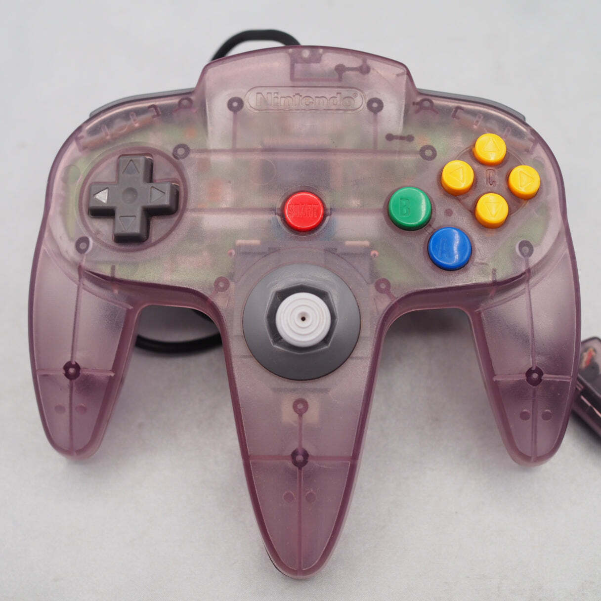 Nintendo 64 Controller only NUS-005 Clear Purple Official N64 Tested Working