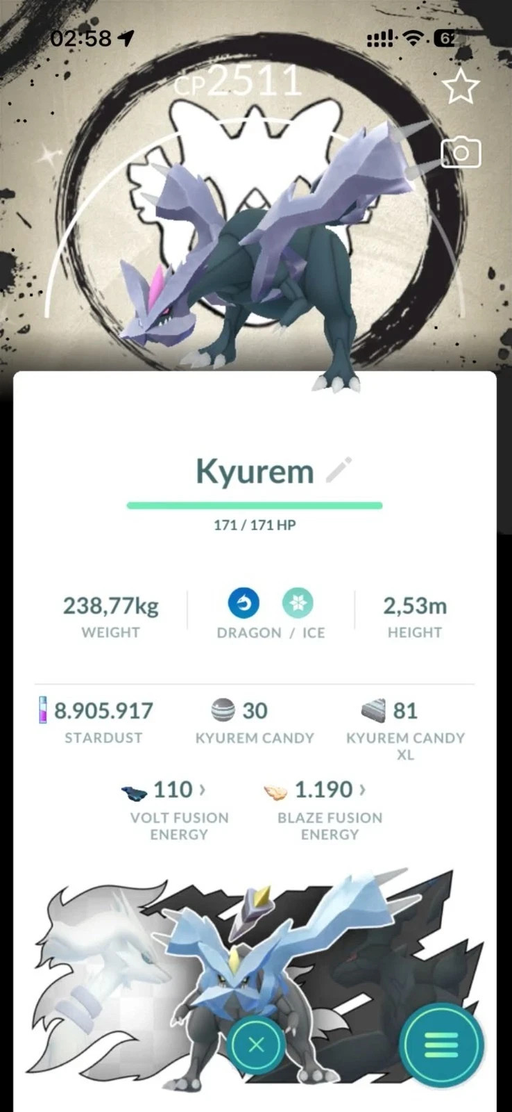 Pokémon G0 – Shiny Kyurem Special Background Go Fest 2026 + Trinket lucky