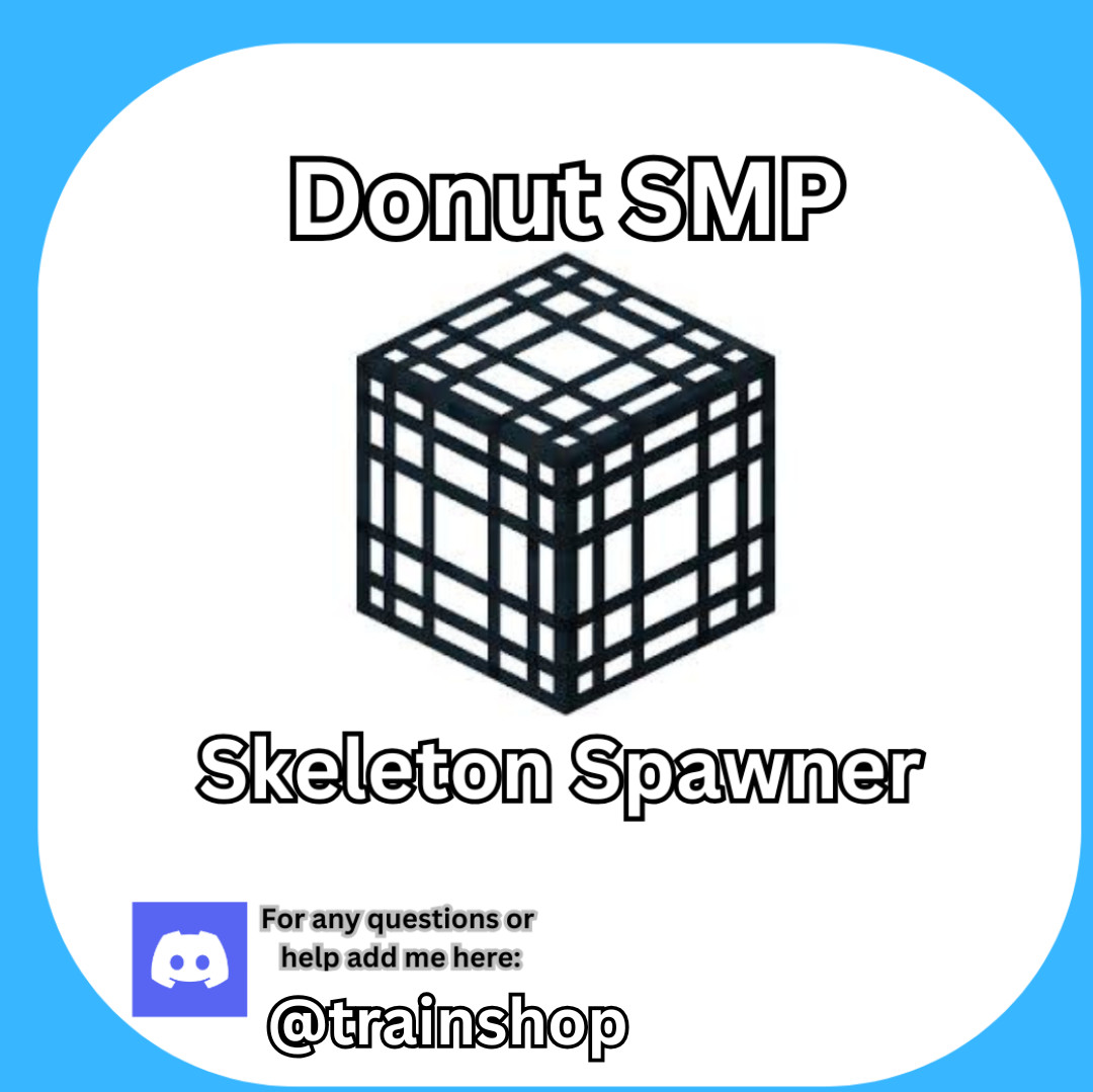DonutSMP Skeleton Spawner | Donut SMP Minecraft | Cheapest Fast Safe Delivery