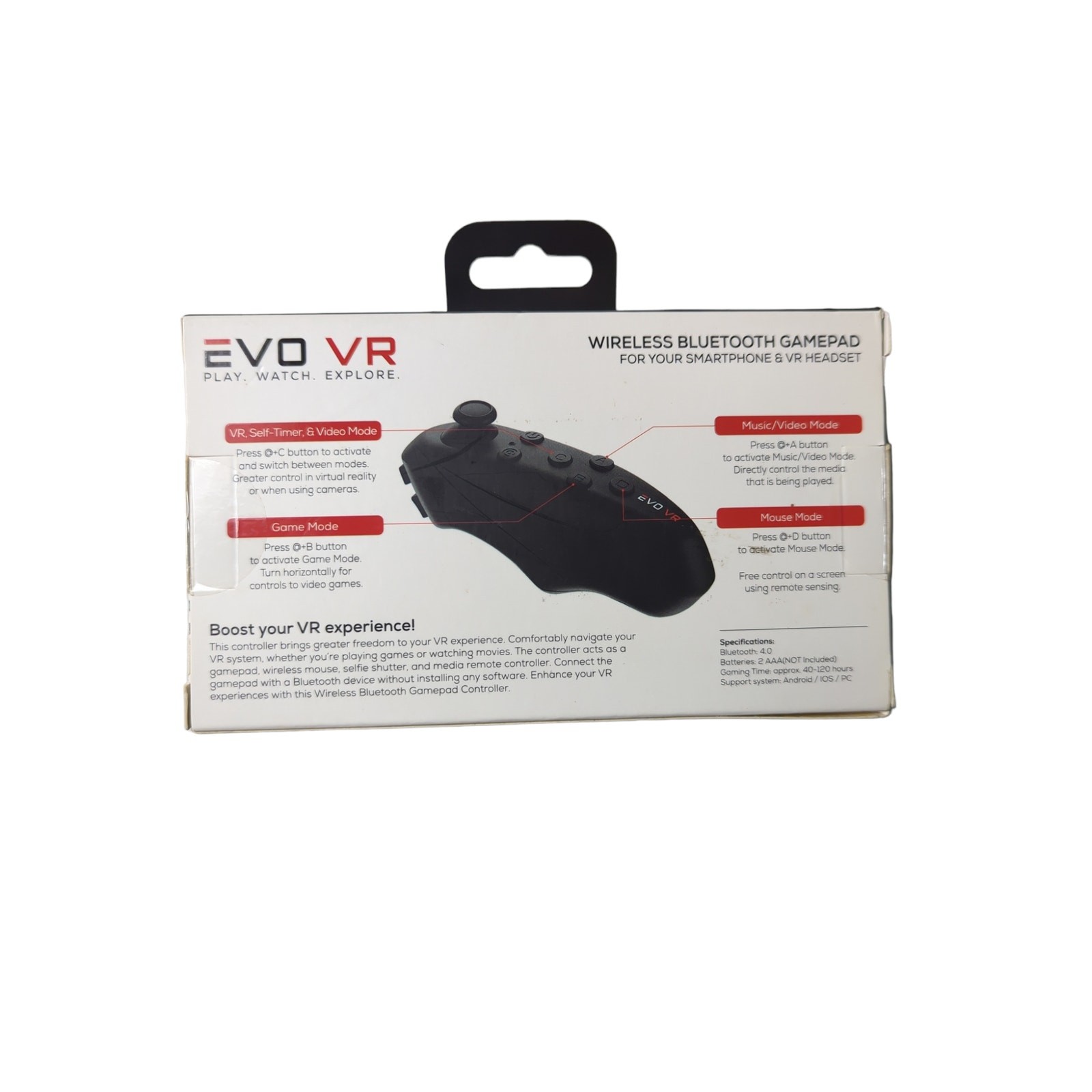 NEW EVO VR Wireless Bluetooth Gamepad For your smartphone & VR Headset