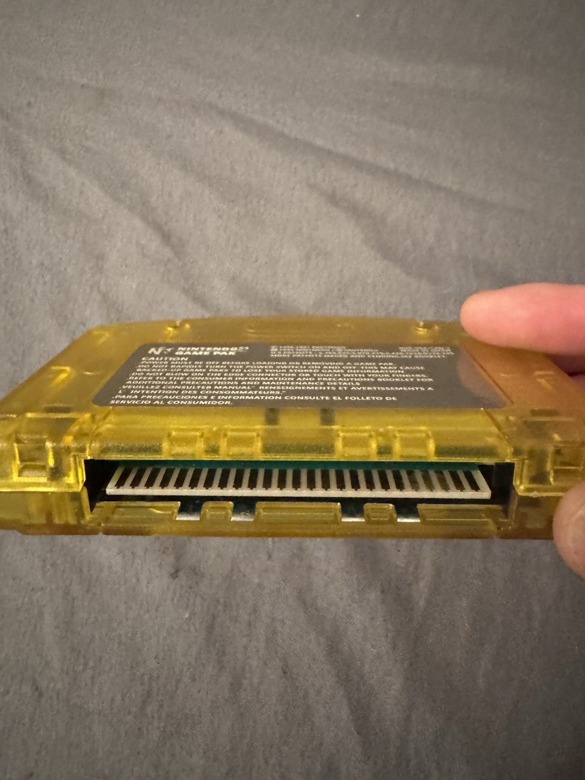 Mario Party 1 2 3 Multi-Game Cartridge for Nintendo 64 N64 Yellow Translucent