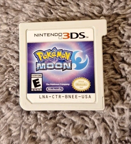 Pokémon Moon 2016 Nintendo 3DS Game Cartridge Only Tested LNA-CTR-BNEE-USA