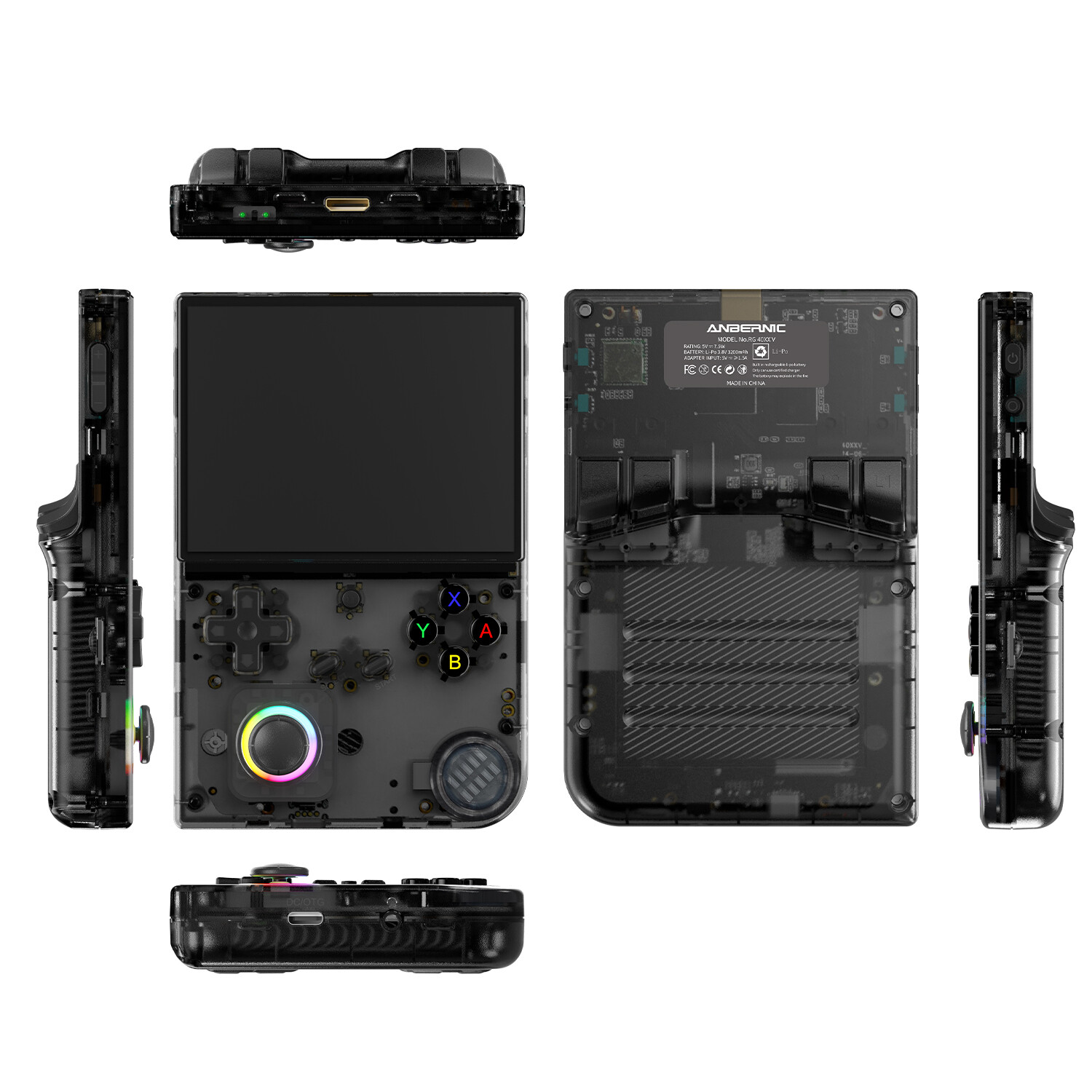 ANBERNIC RG 40XXV 4.0′ IPS handheld Game Console Linux 64-Bit 64G 5K+Games Gifts