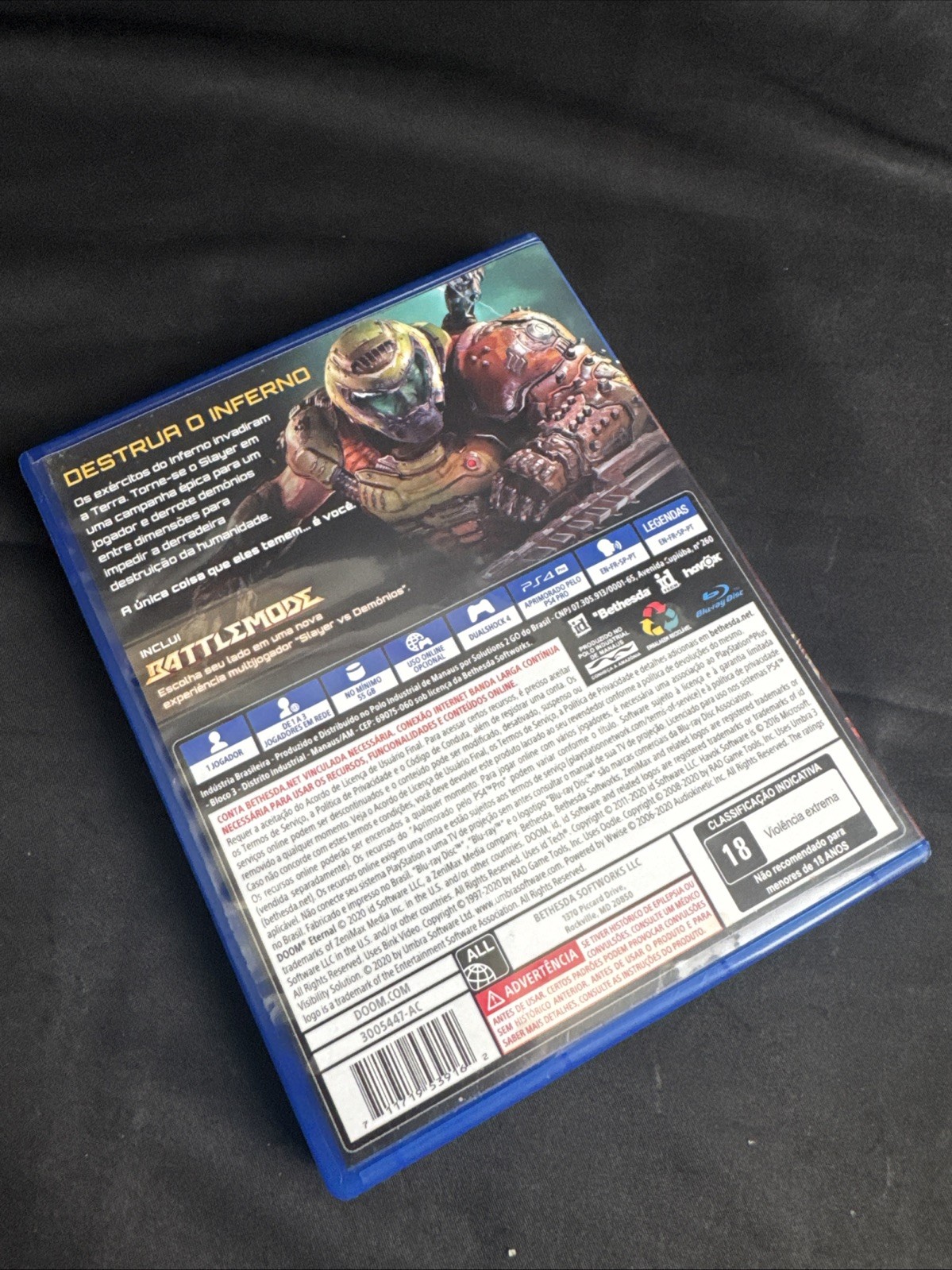 DOOM Eternal: Standard Edition – PS4 – Portuguese -English