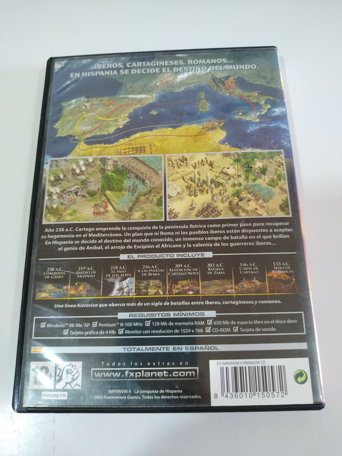 Imperium II La Conquista De Hispania – Game PC CD-Rom Spain