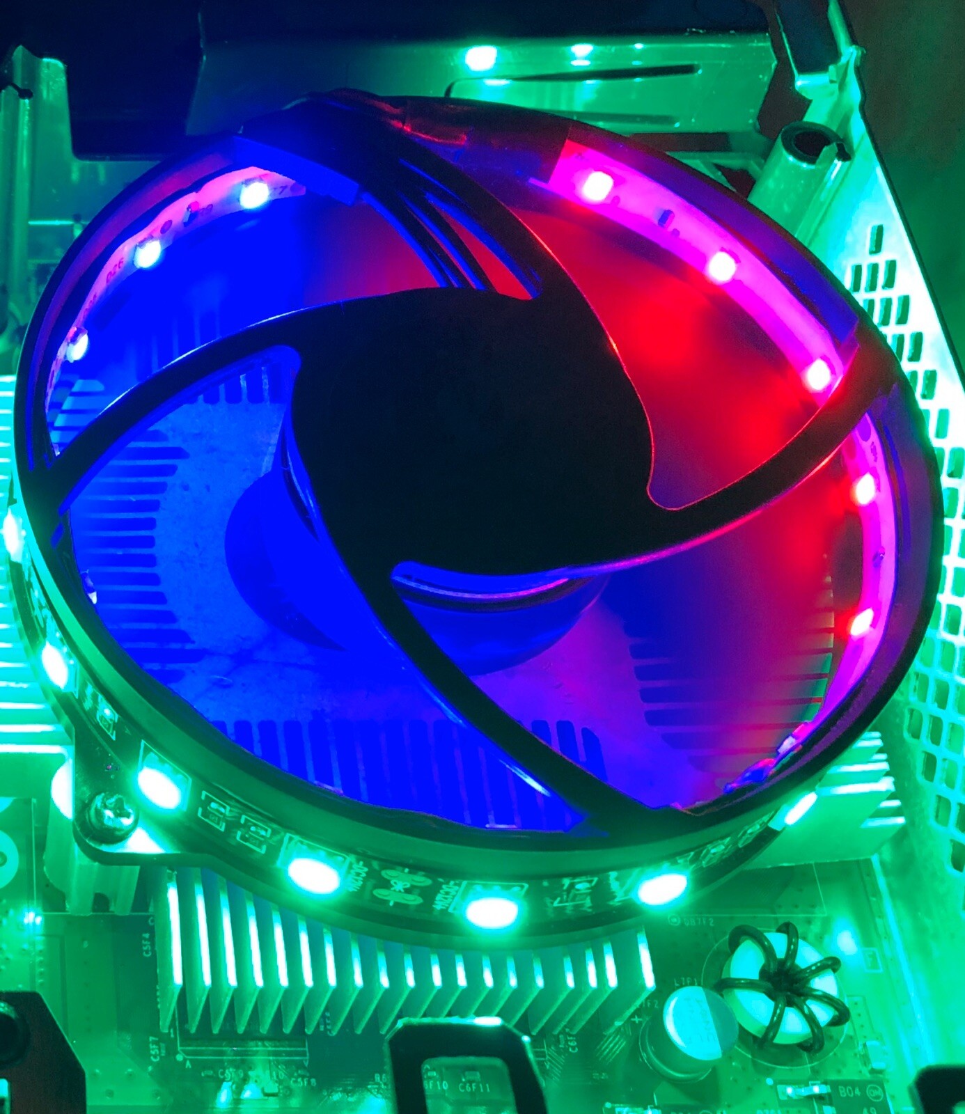Xbox 360 Led Fan, or RGB LED App, Single Plug & Play LED FAN ONLY/Send In, Read