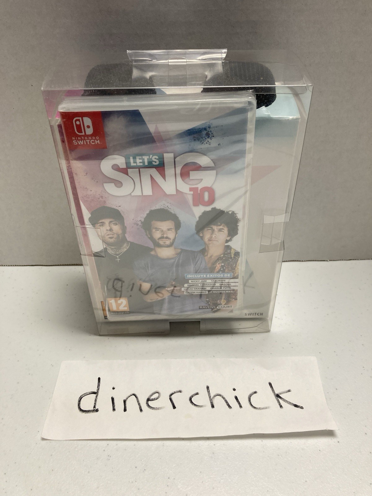 Let’s Sing 10 w/ 2 Microphones (Spain Exclusive) – Nintendo Switch – Brand New!