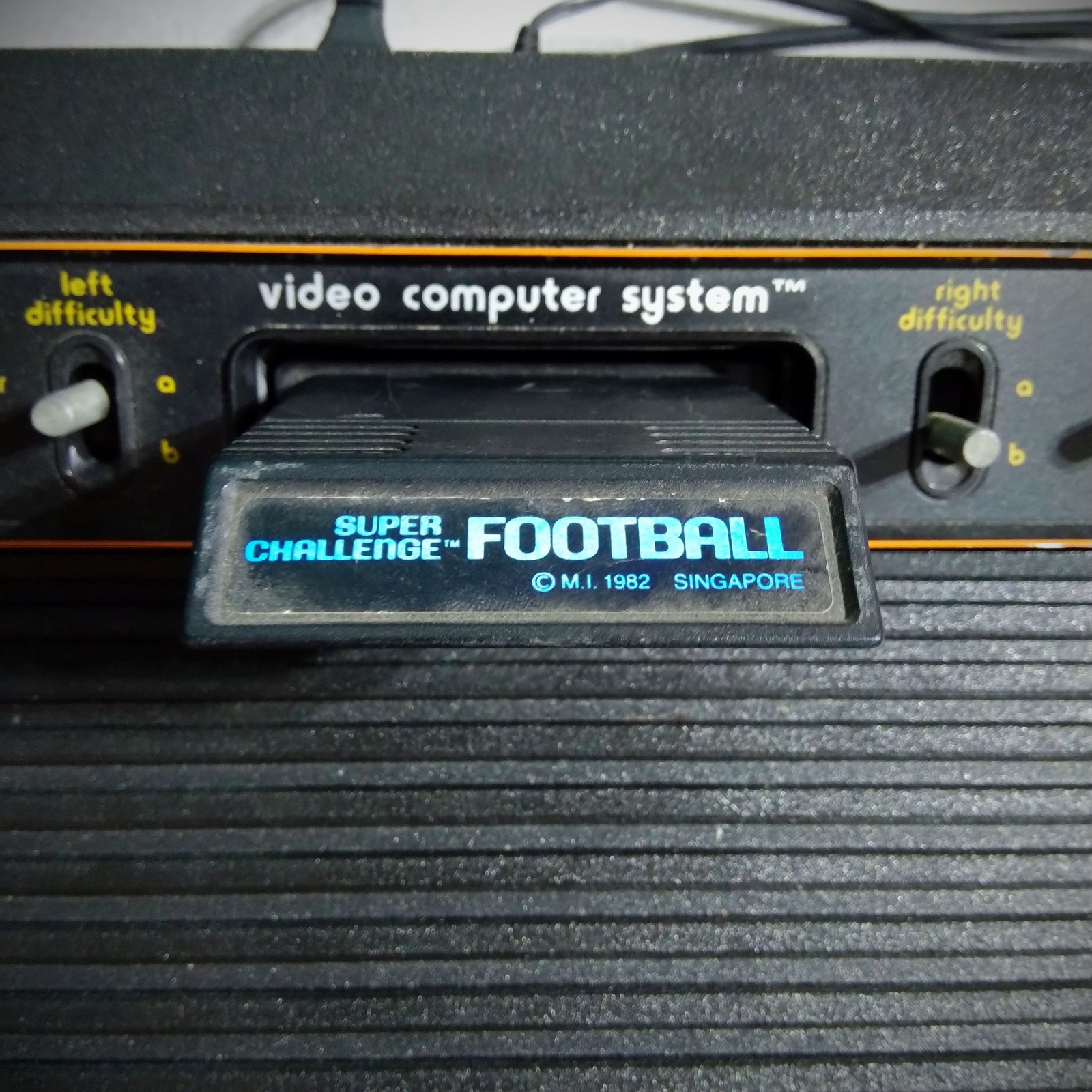 Super Challenge Football [Singapore] (Atari 2600, M Network, 1982)