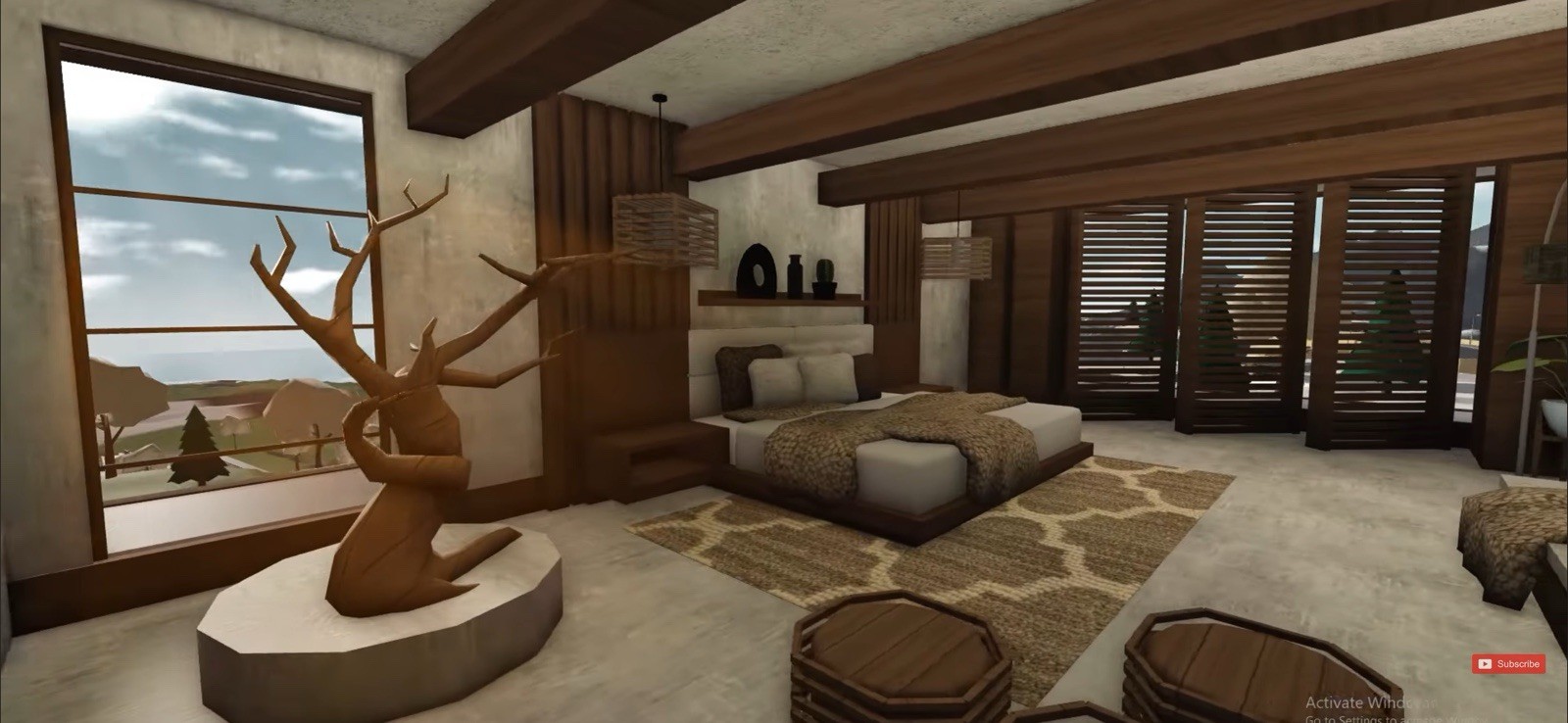 SPRING MODERN MANSION BLOXBURG.CHECK DESCRIP.FAST BUILDER FOR AFFORDABLE PRICE