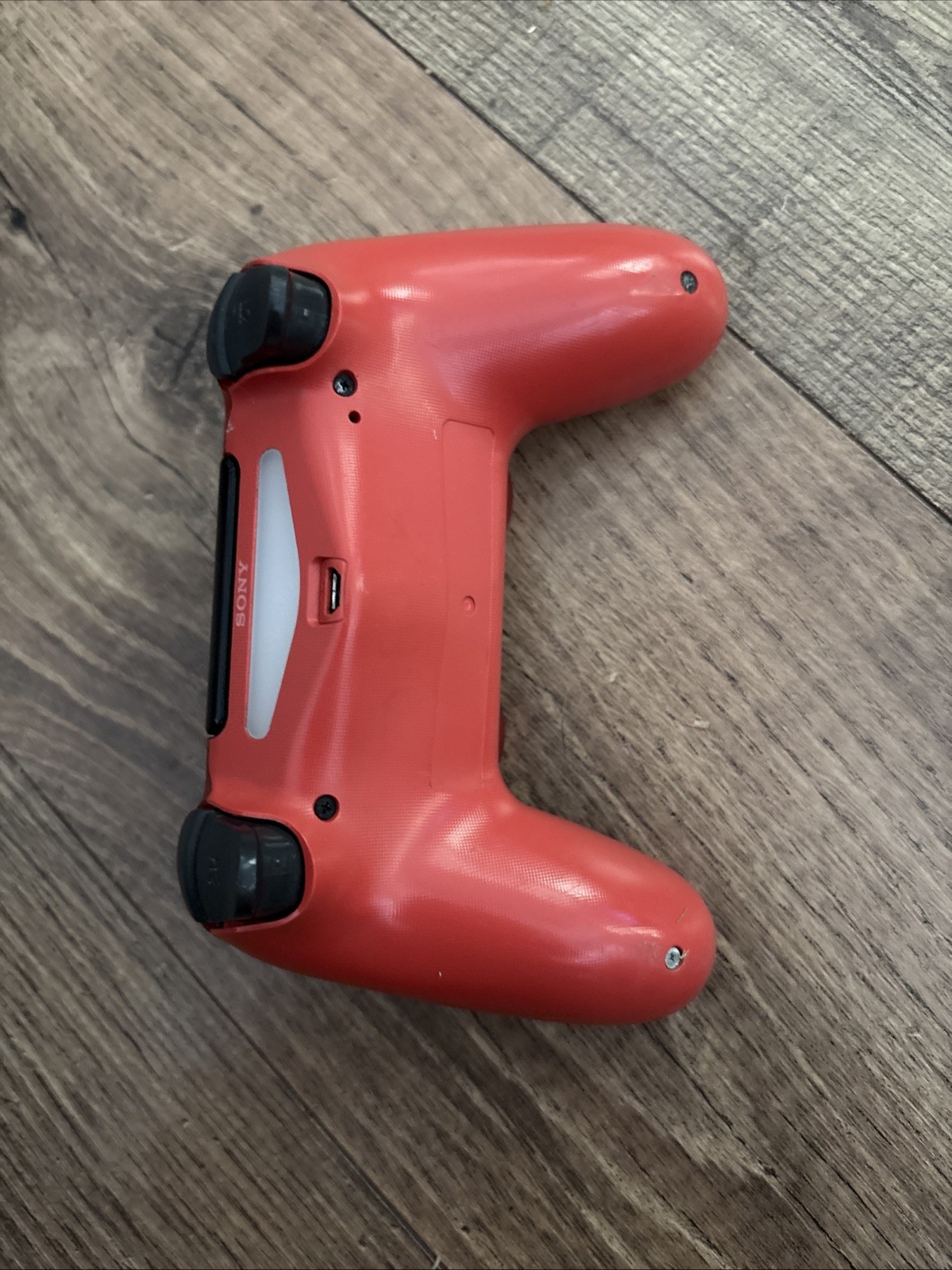 Sony Playstation PS4 DualShock Wireless Controller Rare Clear Red OEM (Tested)