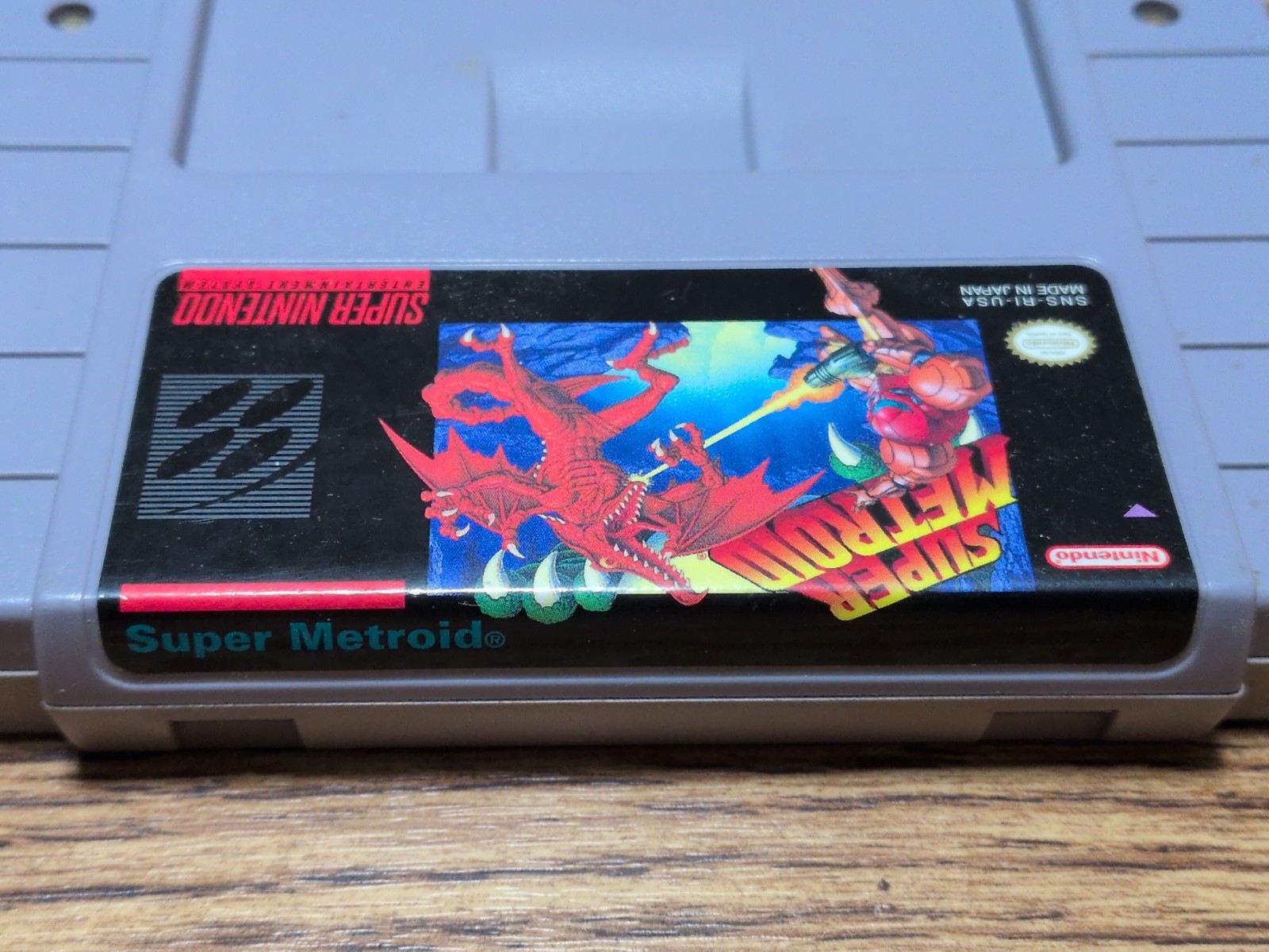 Super Metroid SNES Super Nintendo Authentic Tested Saves Cartridge