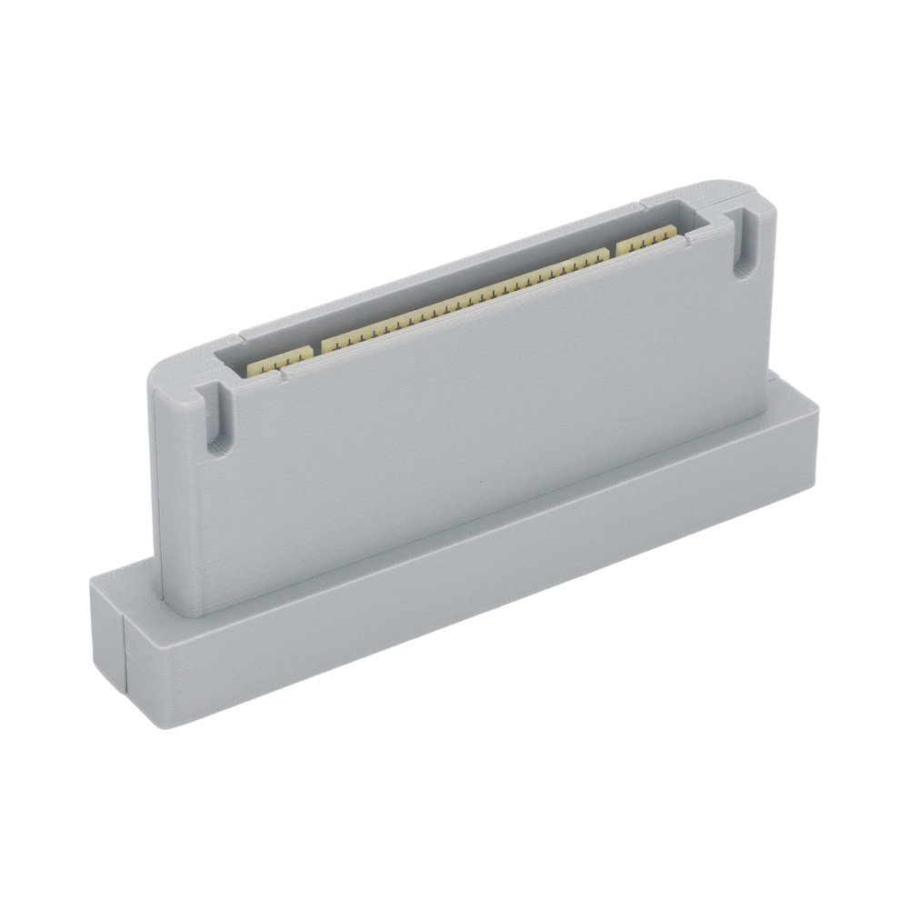 SFC ⇄ SNES Cartridge Adapter – For Super Nintendo & Super Famicom Plug-In Gray