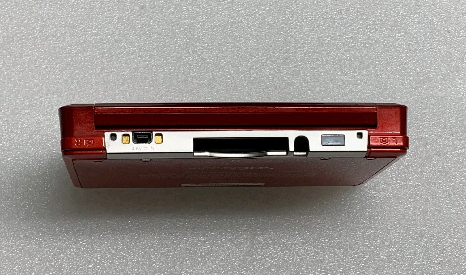 Nintendo 3DS Flame Red Handheld Console CTR-001 (USA) w AC Charger