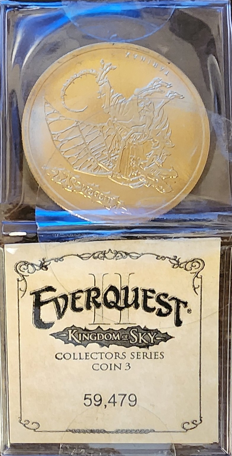 Everquest II. Map + Collectors Series Coin 3 59,479 INCLUDED!