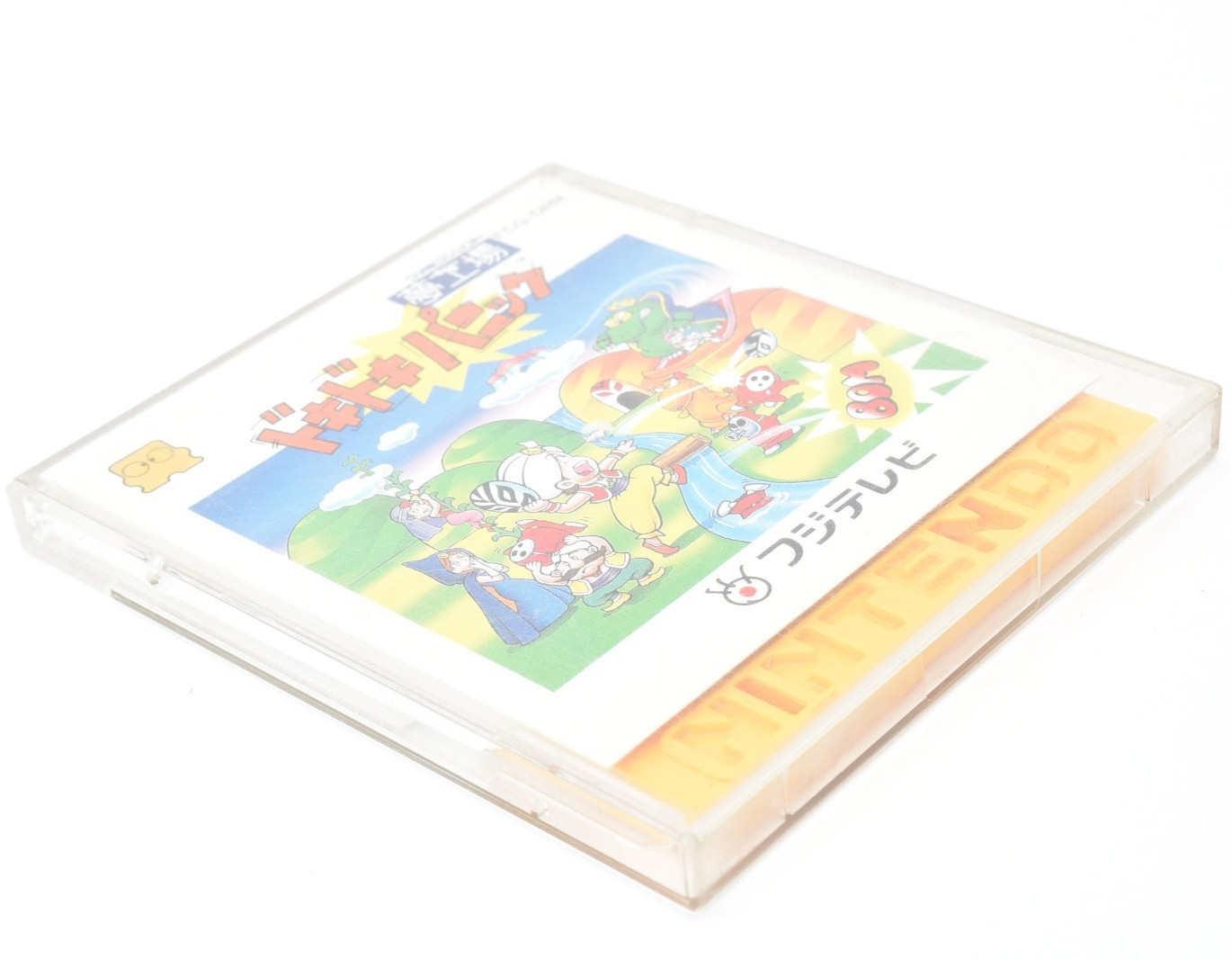 Nintendo Famicom Disk System Yume Kojo Doki Doki Panic Mario Game Case Set Japan