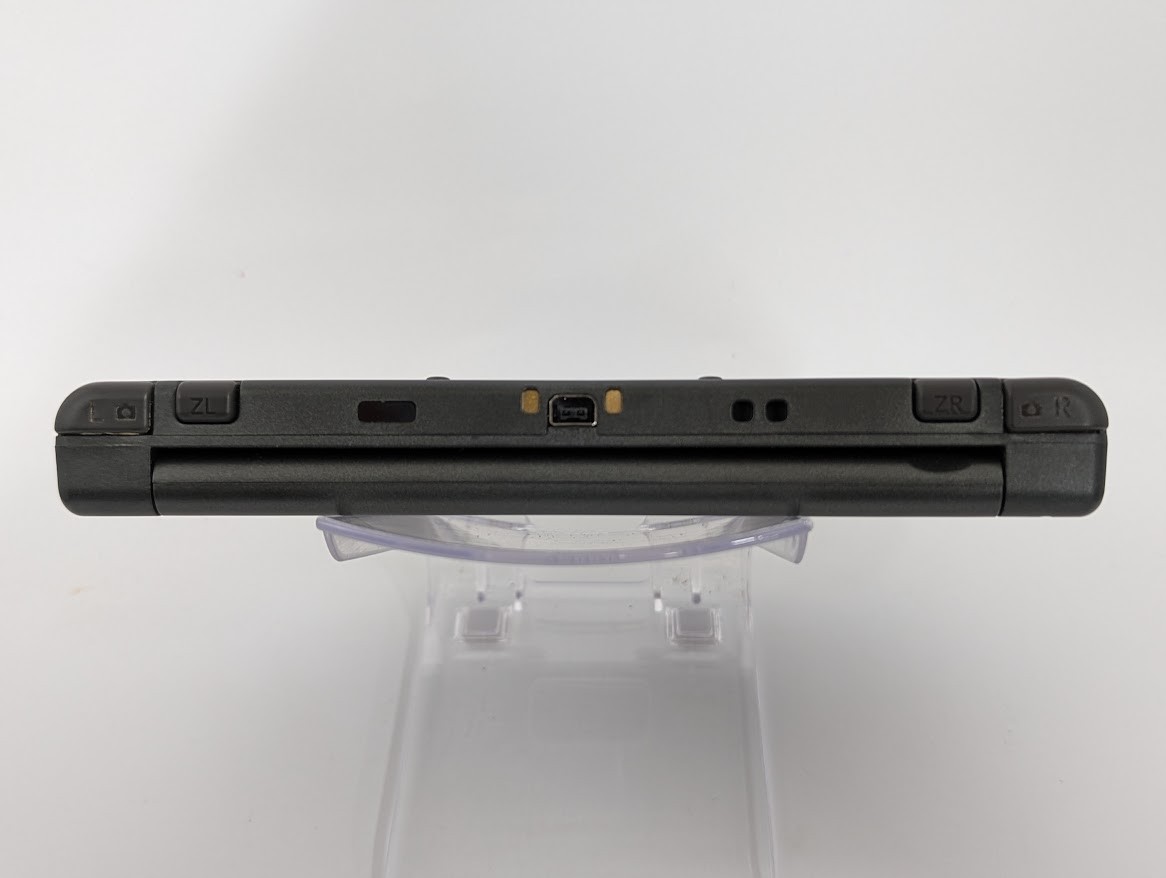 B127 Nintendo new 3DS LL XL console Metallic Black Japan w/pen adapter case fx