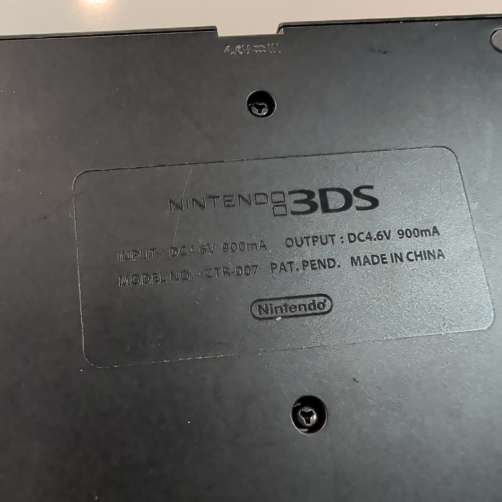 Nintendo 3DS Charging Cradle – Black (CTR-007) Authentic OEM
