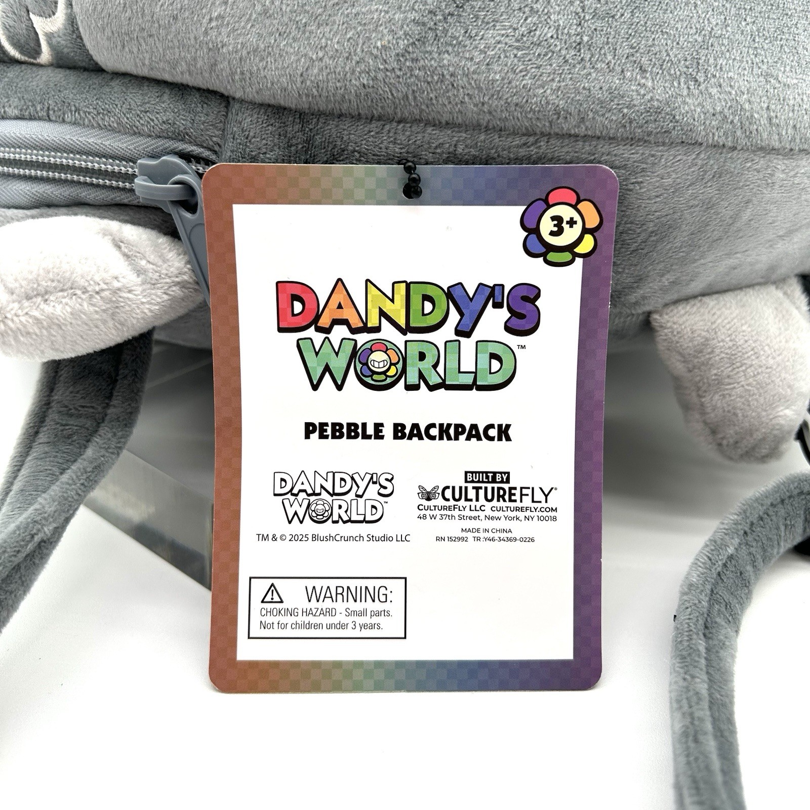 Official Dandy’s World Pebble Backpack Hot Topic Exclusive Plush Cosplay Bag NWT