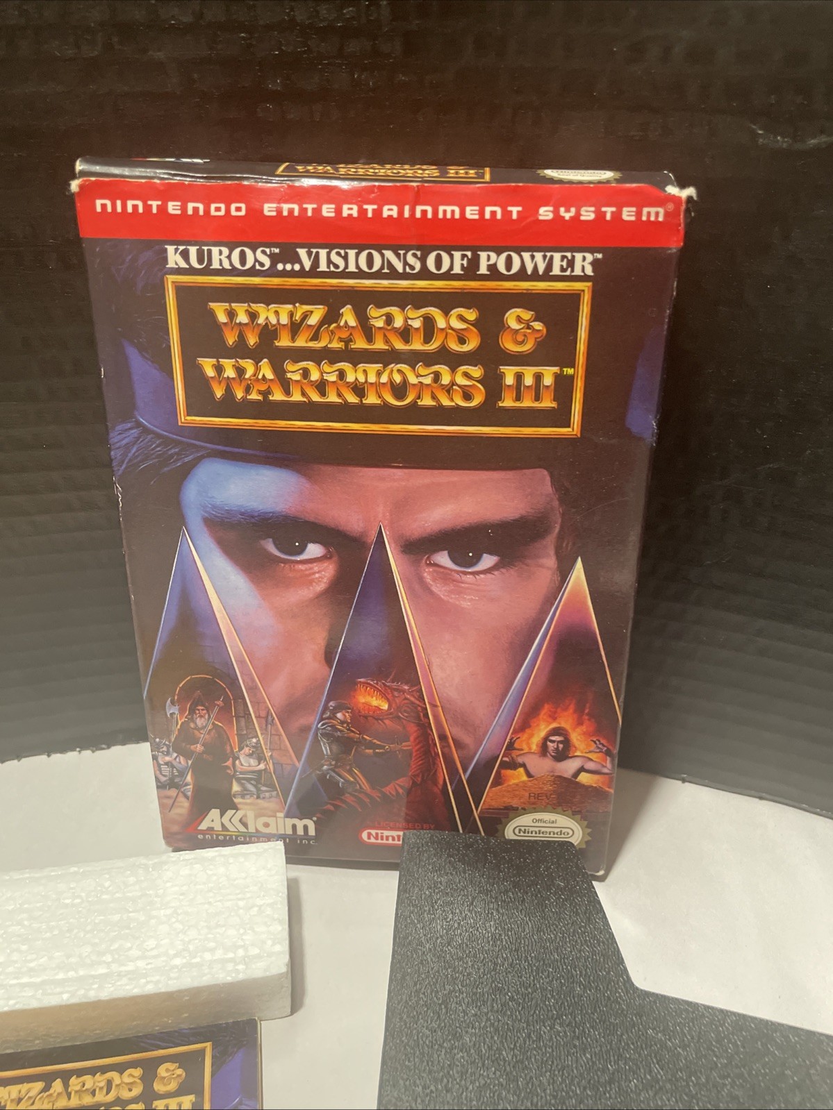 #645 Wizards & Warriors III CIB Oval seal nintendo NES Very Good