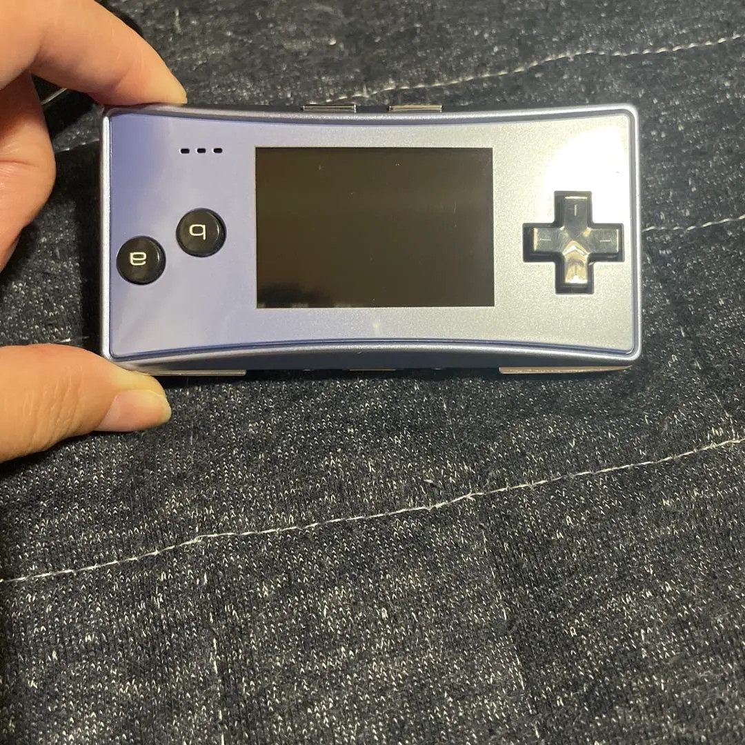 [Excellent Condition] Nintendo Game Boy Micro Blue Silver Japan