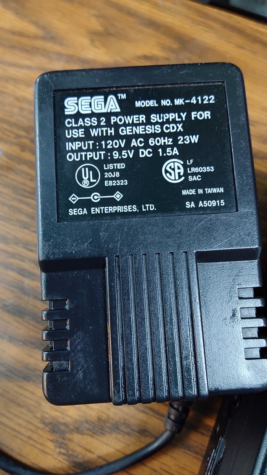 SEGA Genesis CDX Console Black CD-ROM Compatible Headphone Jack NTSC 1994