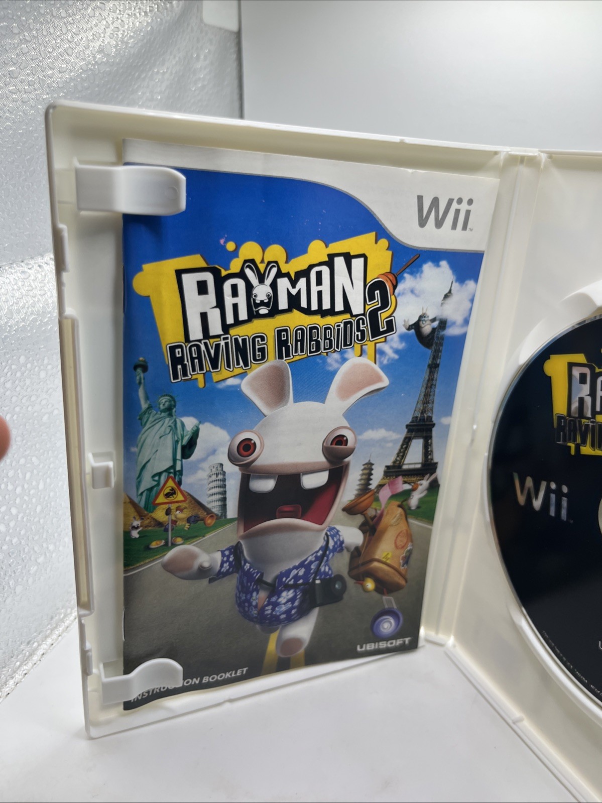 Rayman Raving Rabbids 2 (Nintendo Wii, 2007) Tested With Manual
