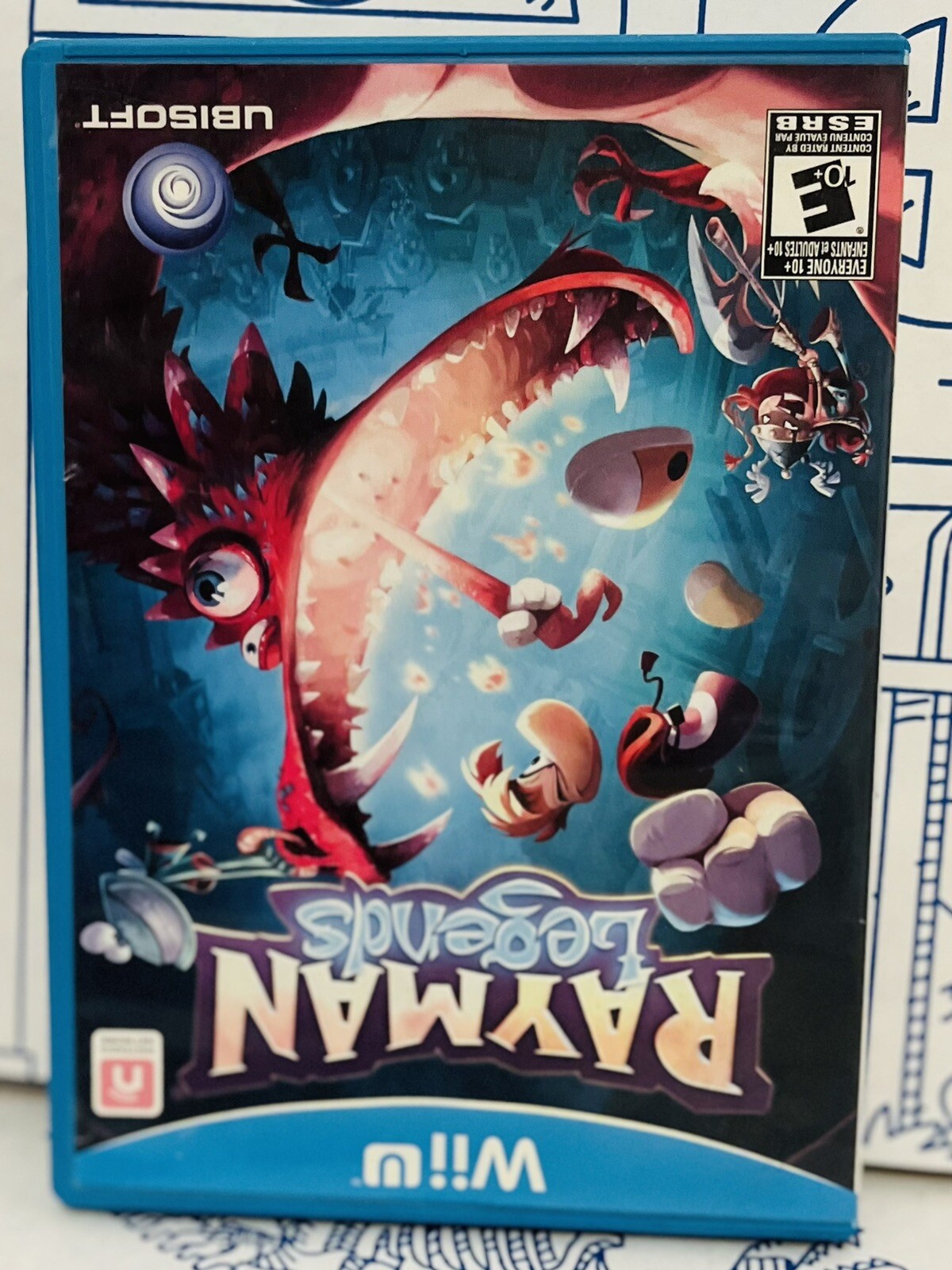 Rayman Legends Nintendo Wii U 2013 Ubisoft Game Cartoon Adventure Comic Mischief
