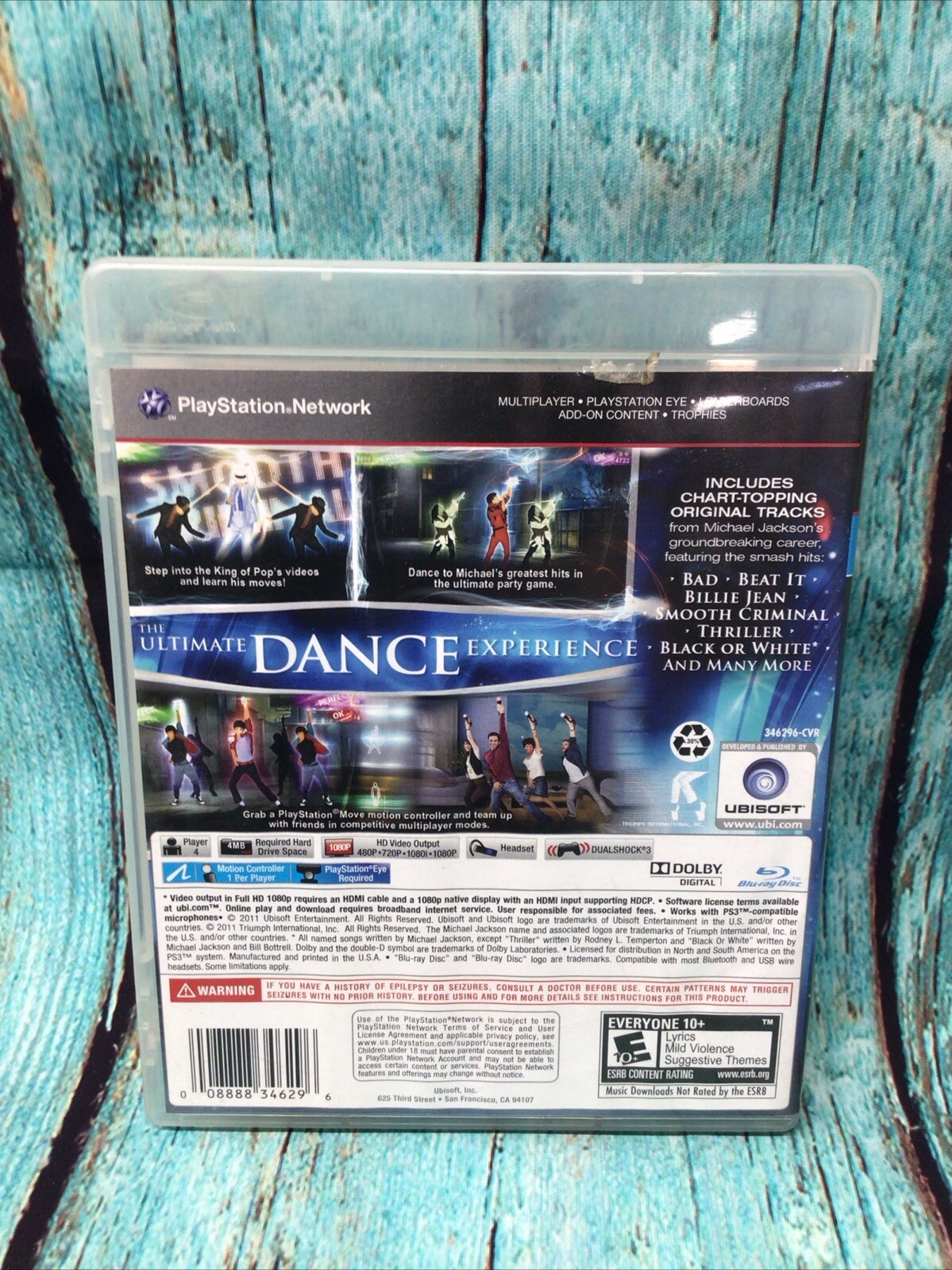USED/ PS3 Michael Jackson: The Experience PlayStation Move Game PlayStation 3